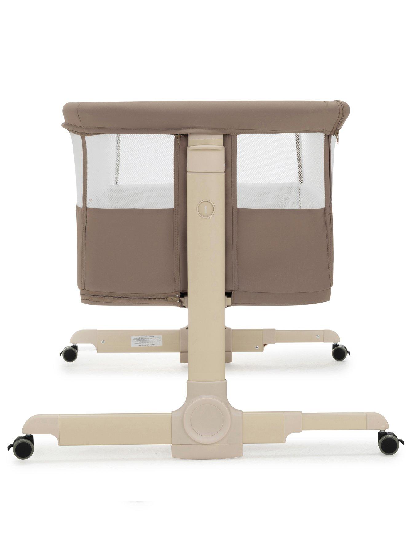 Image 5 of 7 of Babymore Neera Bedside Crib - Mocha