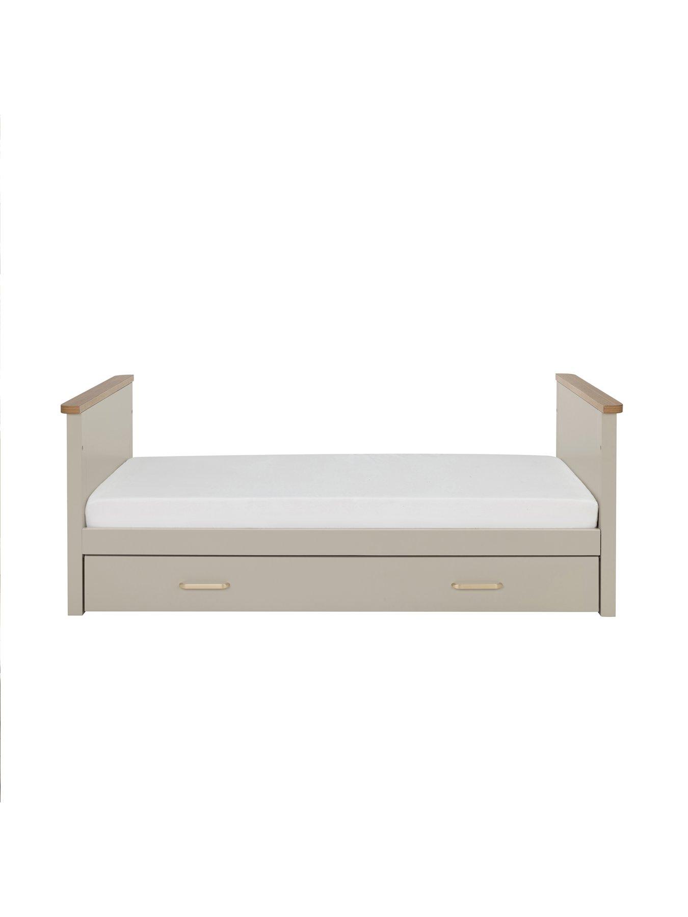 Image 7 of 7 of Babymore Mira Cot Bed - Cashmere Warm Oak
