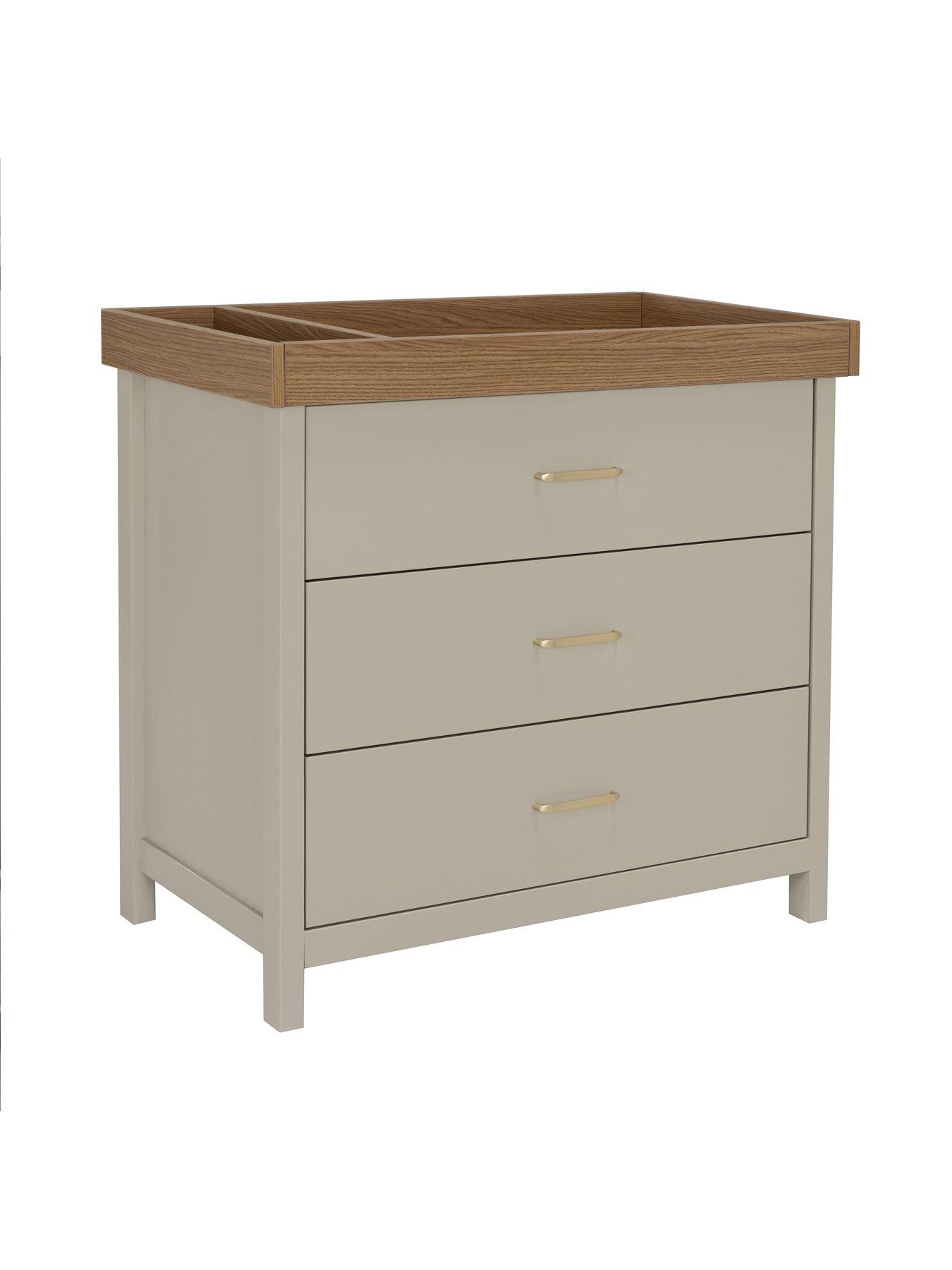 Image 7 of 7 of Babymore Mira 2 Piece Nursery Room Set - Cashmere Warm Oak