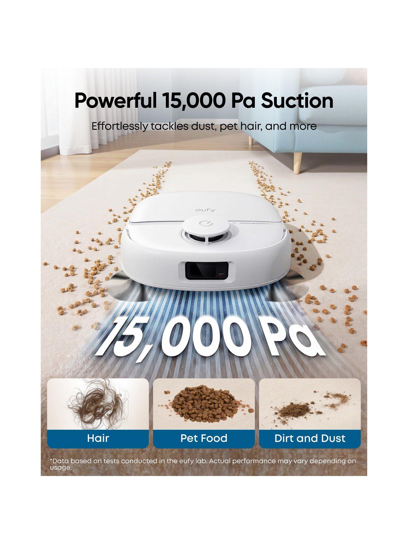 Image 3 of 8 of Eufy Omni C28 Robot Vacuum &amp; Mop with All-in-One Station White with Extra Dust Bags