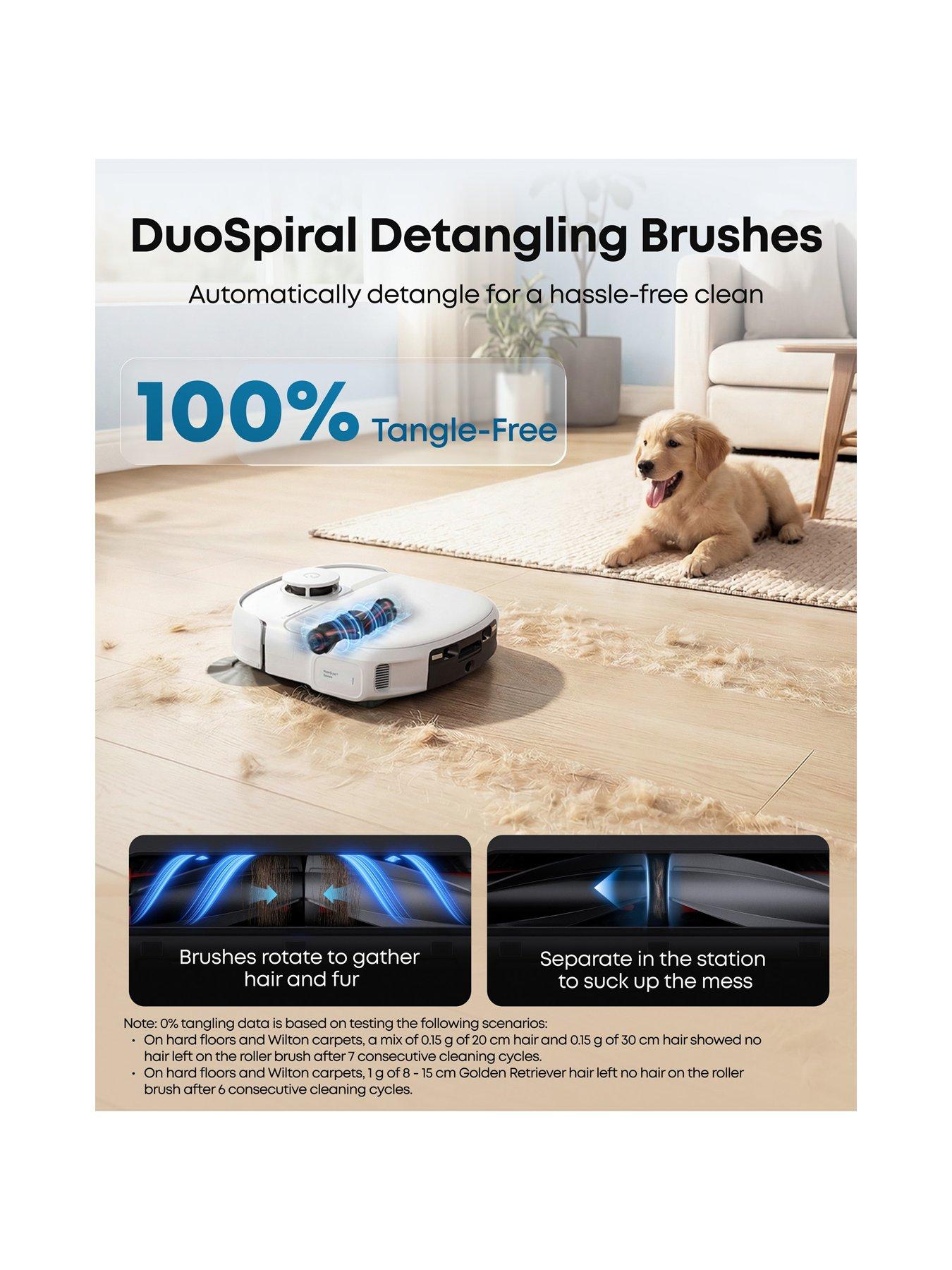 Image 4 of 8 of Eufy Omni C28 Robot Vacuum &amp; Mop with All-in-One Station White with Extra Dust Bags