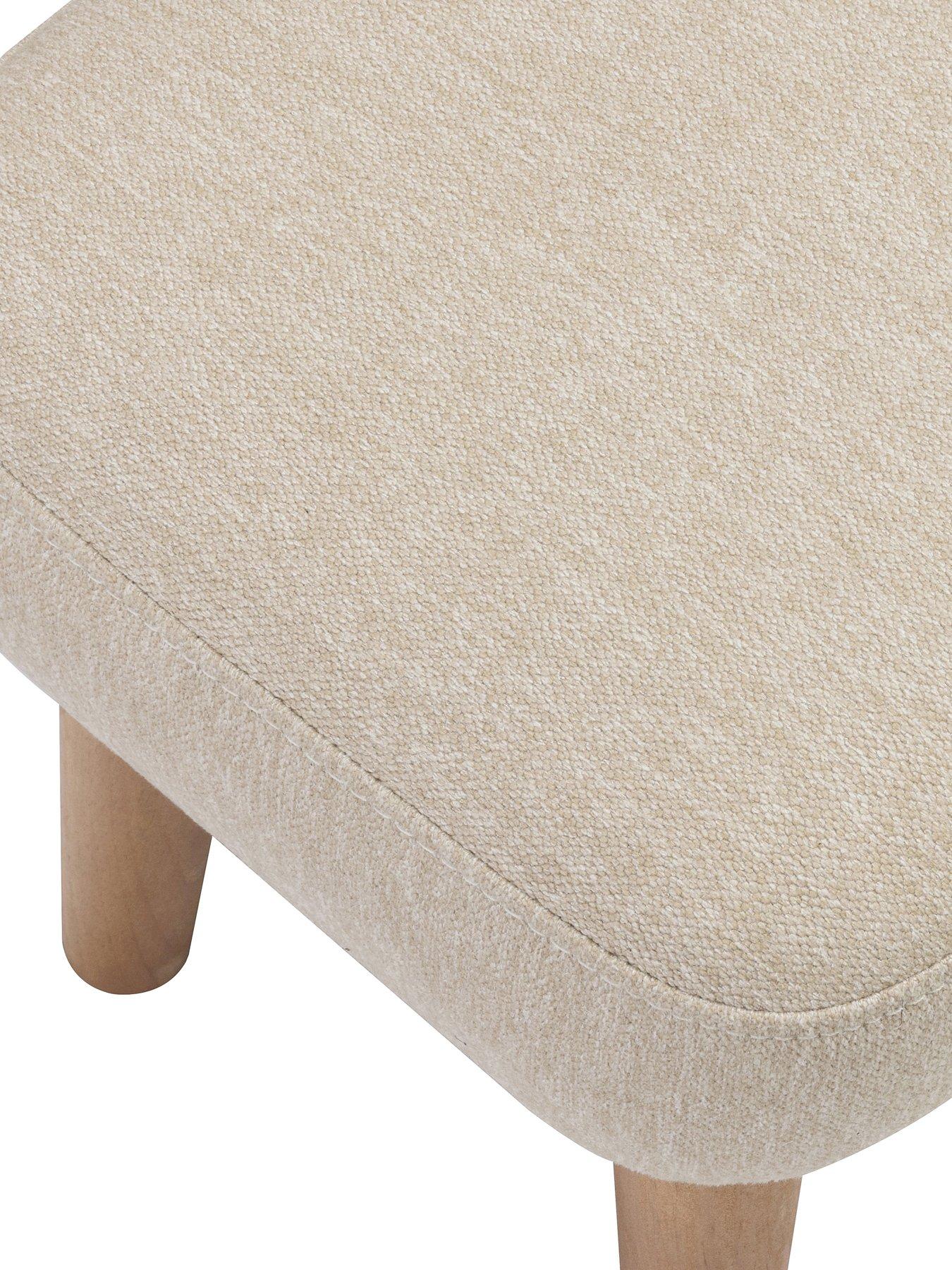 Image 5 of 6 of Babymore Callie Nursing Chair with Stool - Oatmeal