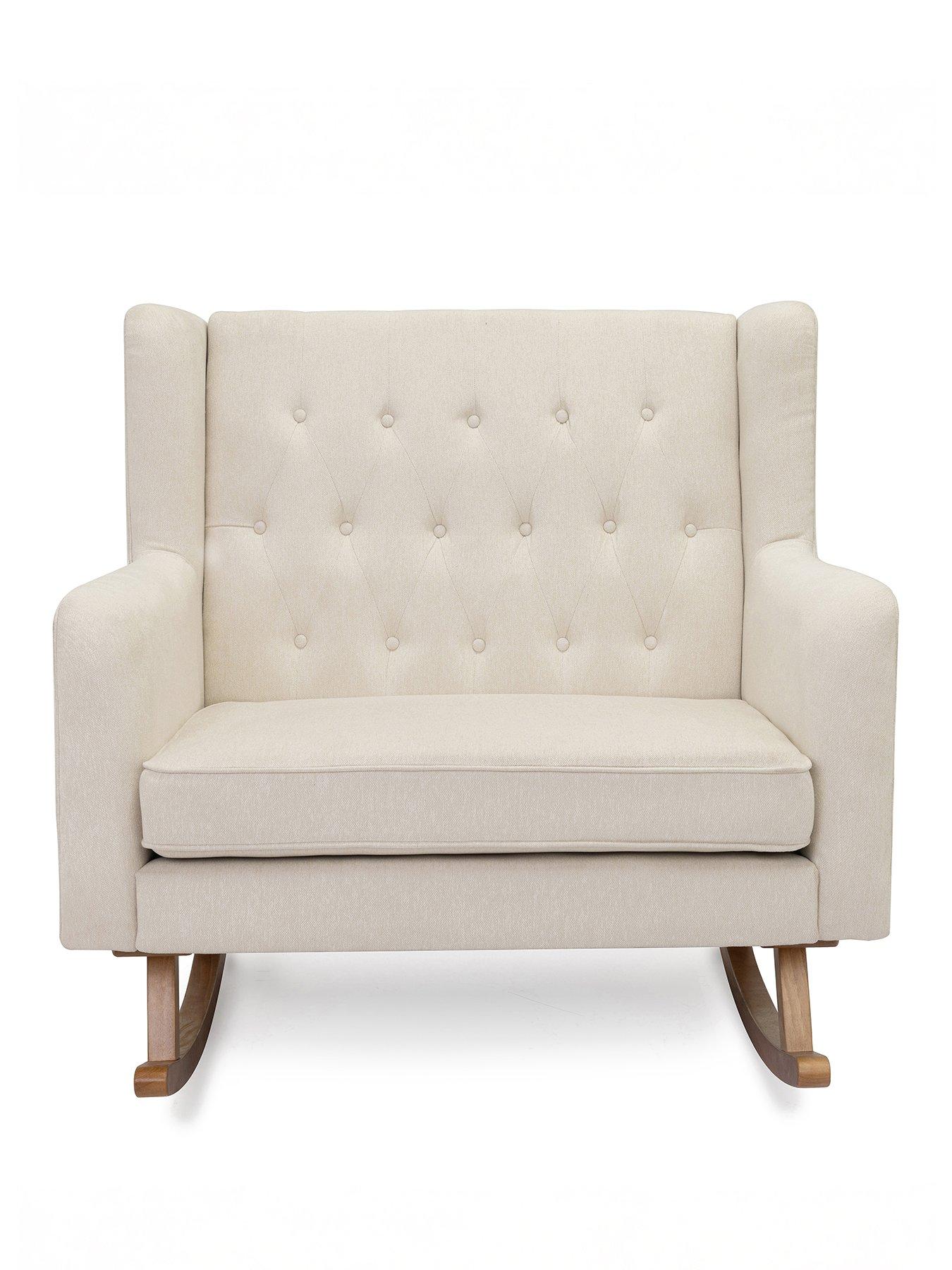 Image 2 of 6 of Babymore Lux Snuggle Rocking Chair - Ivory