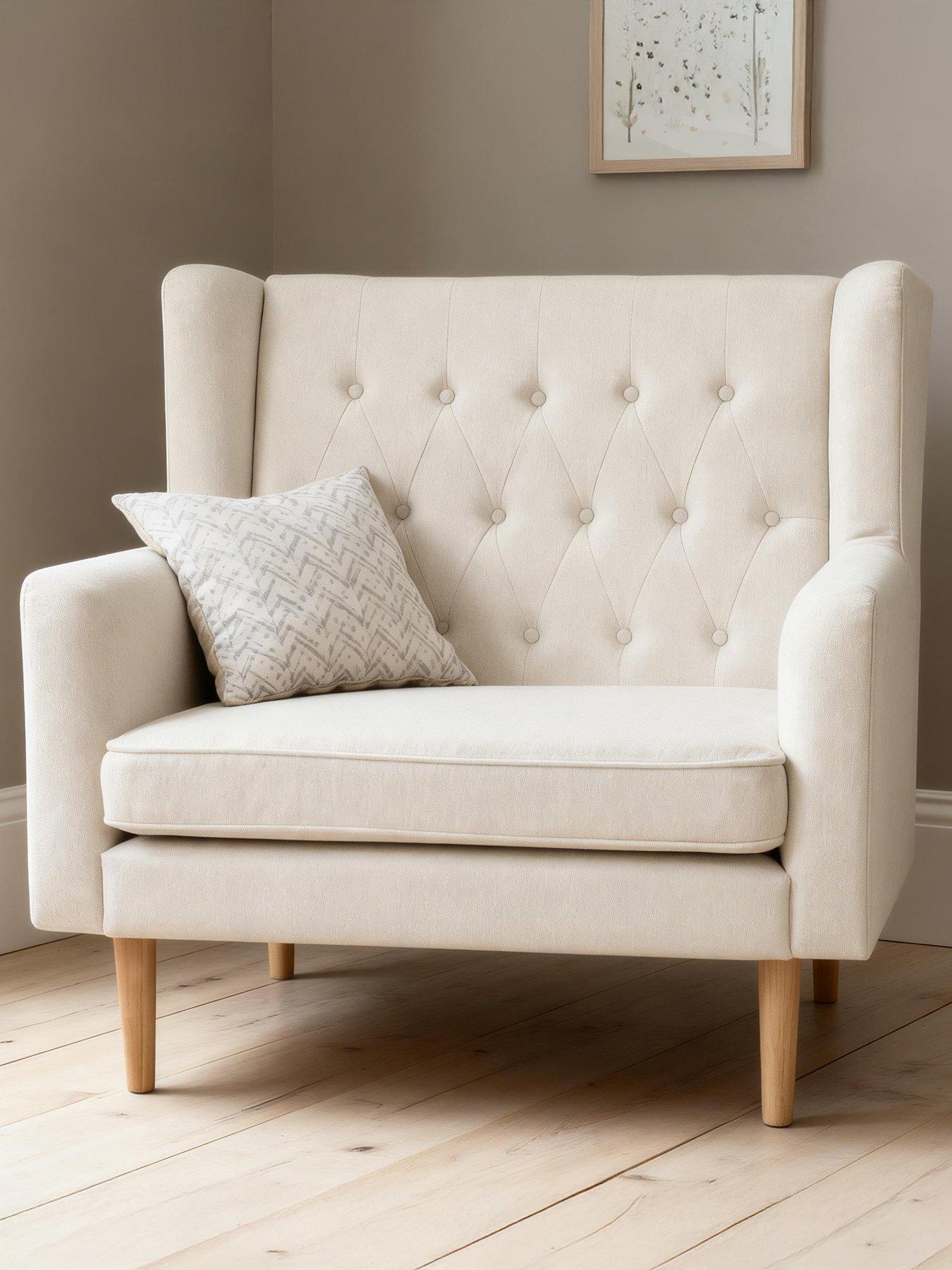 Image 3 of 6 of Babymore Lux Snuggle Rocking Chair - Ivory