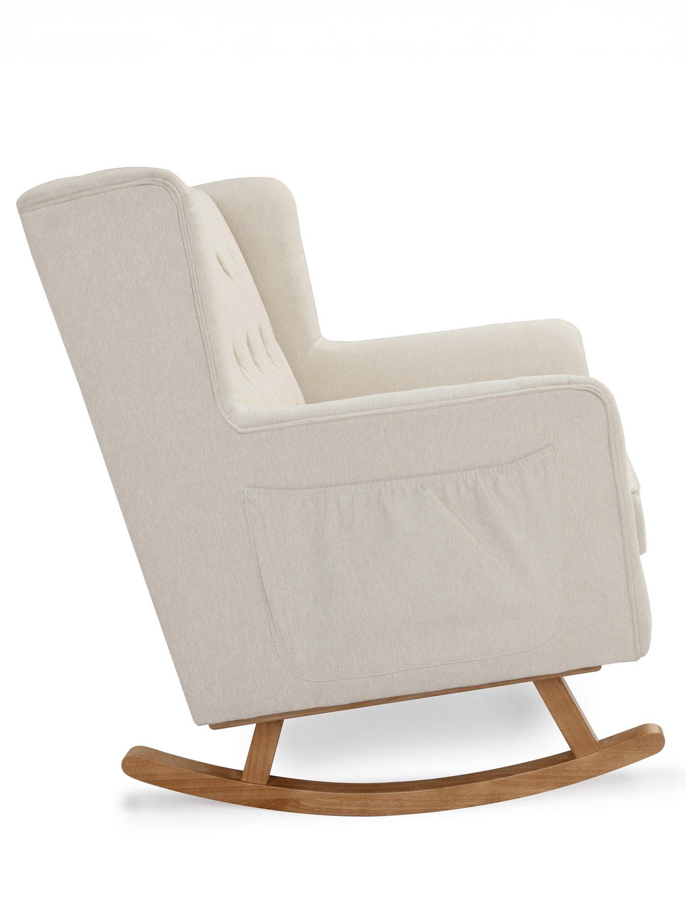 Image 6 of 6 of Babymore Lux Snuggle Rocking Chair - Ivory