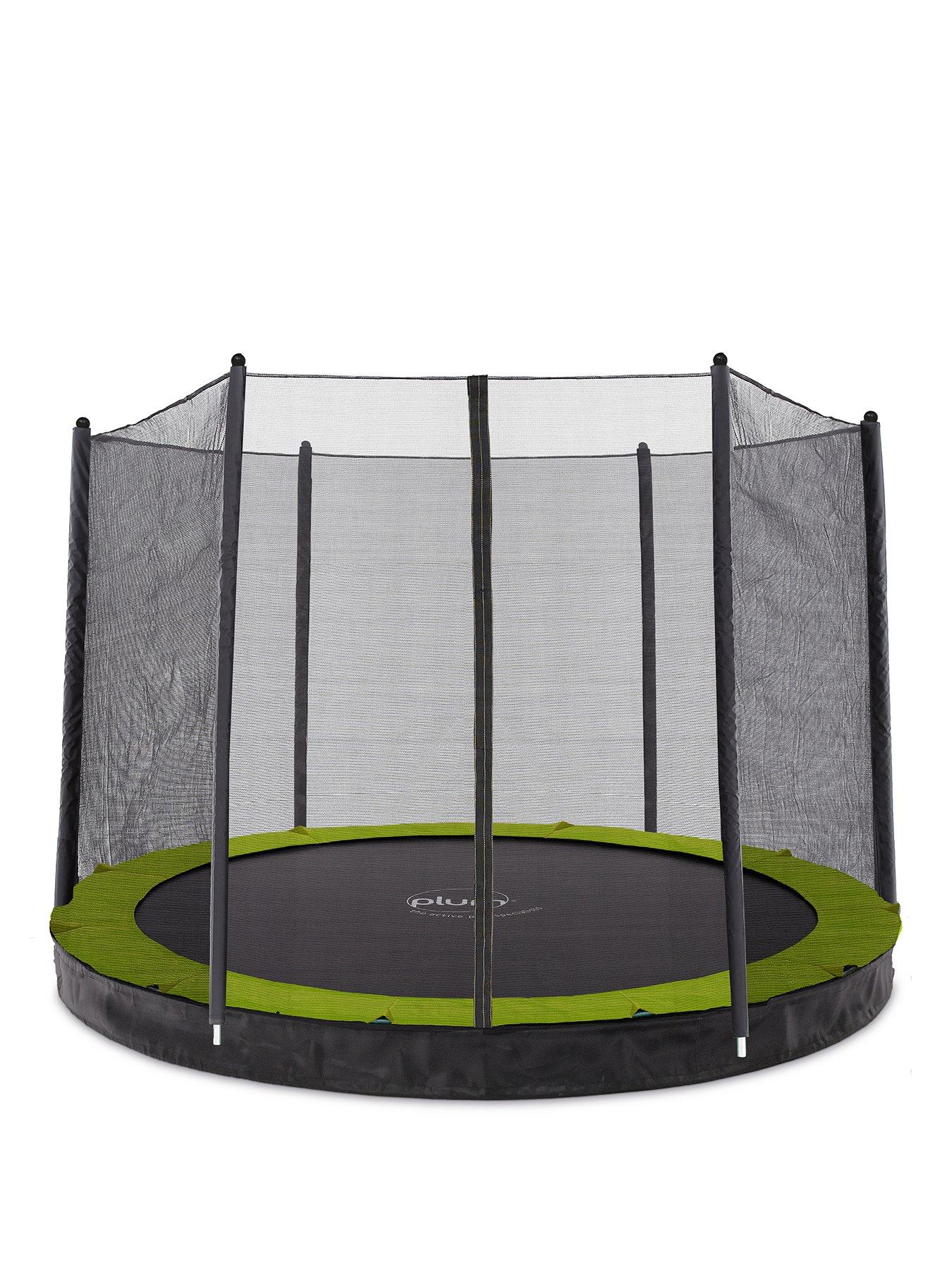 Image 1 of 1 of Plum 10ft In-Ground Trampoline Springsafe Trampoline &amp; Enclosure