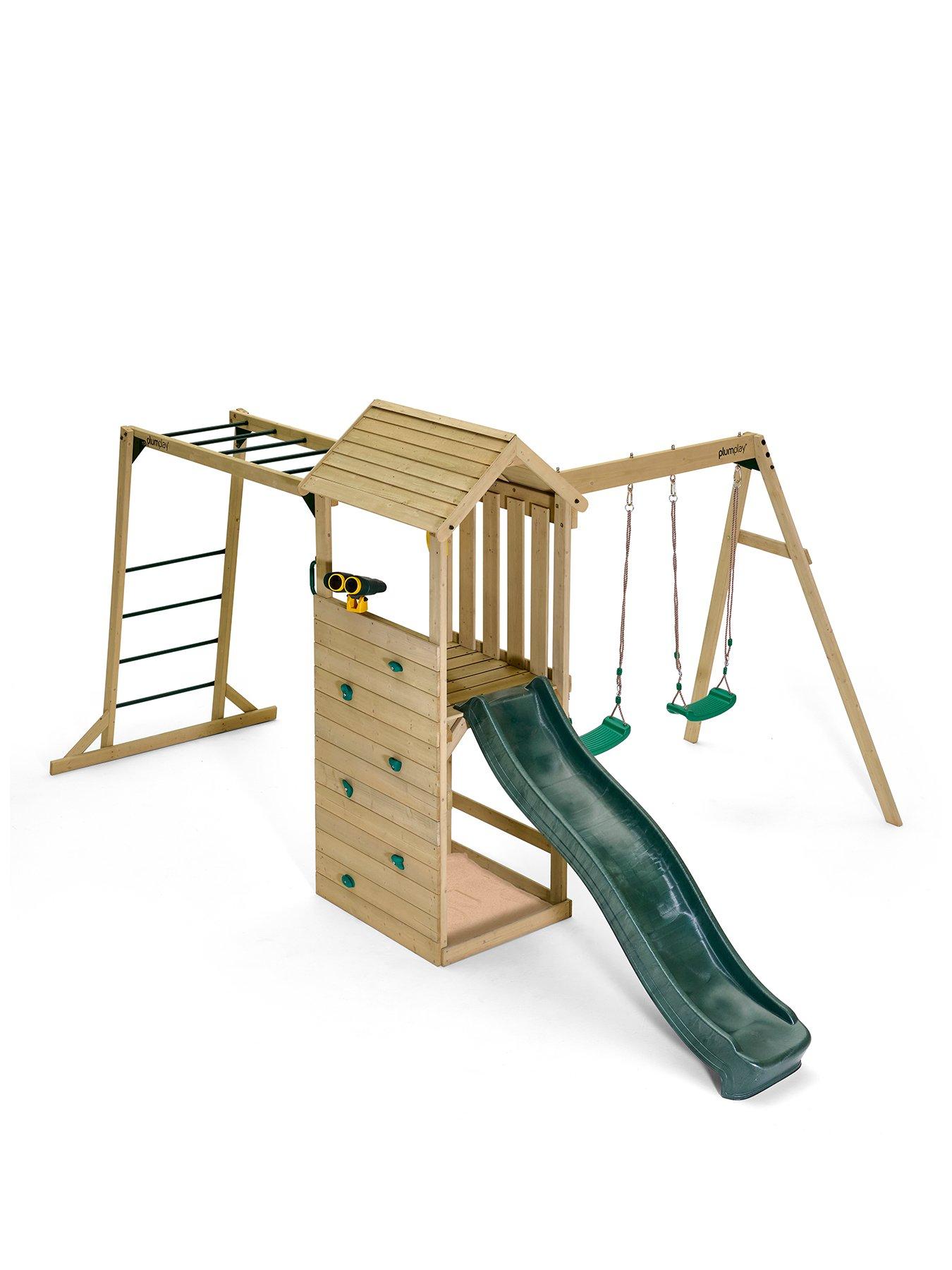 Plum Lookout Tower withSwings  &  Monkey Bars