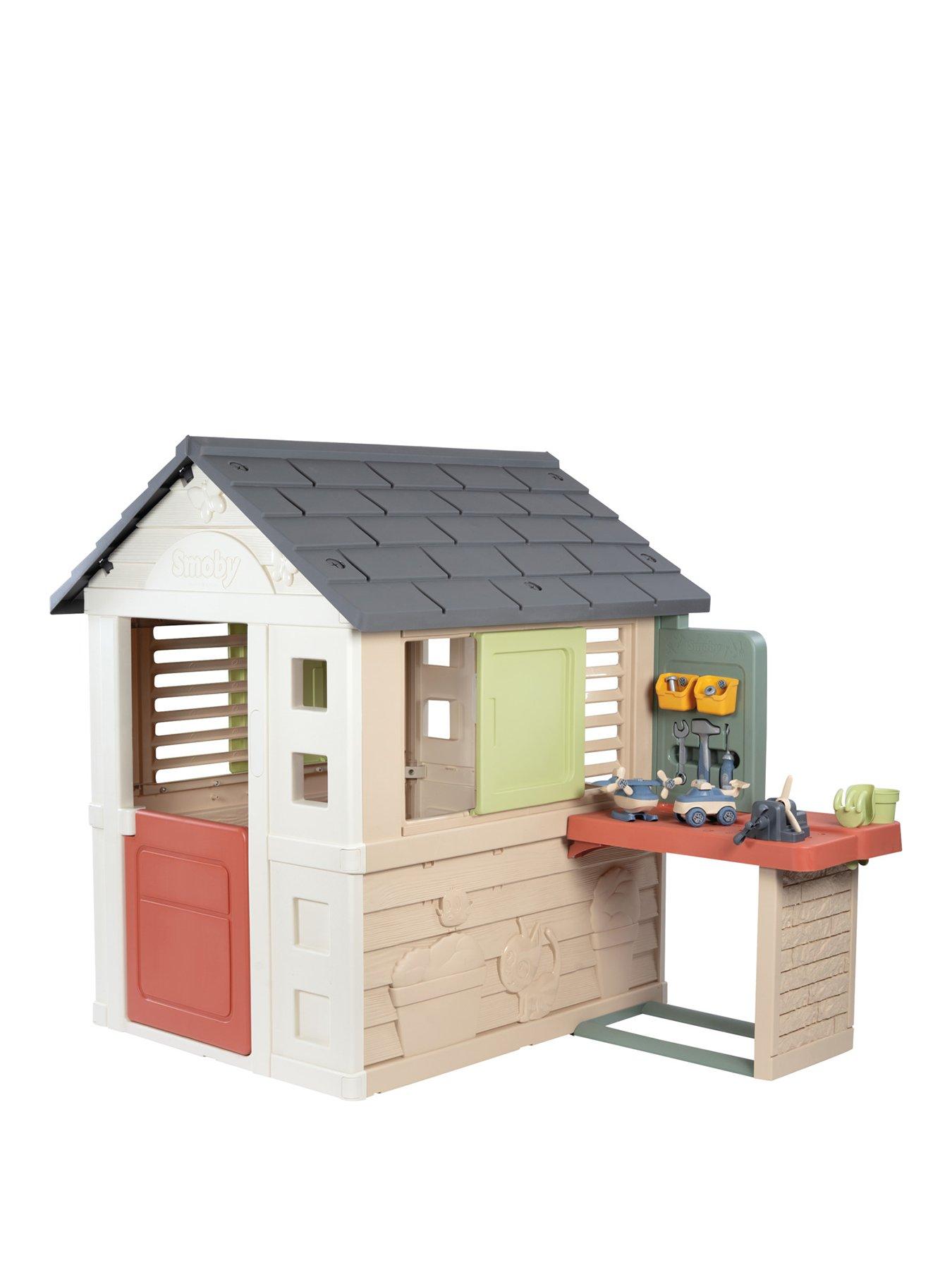 Smoby Life Nature Playhouse and Workshop