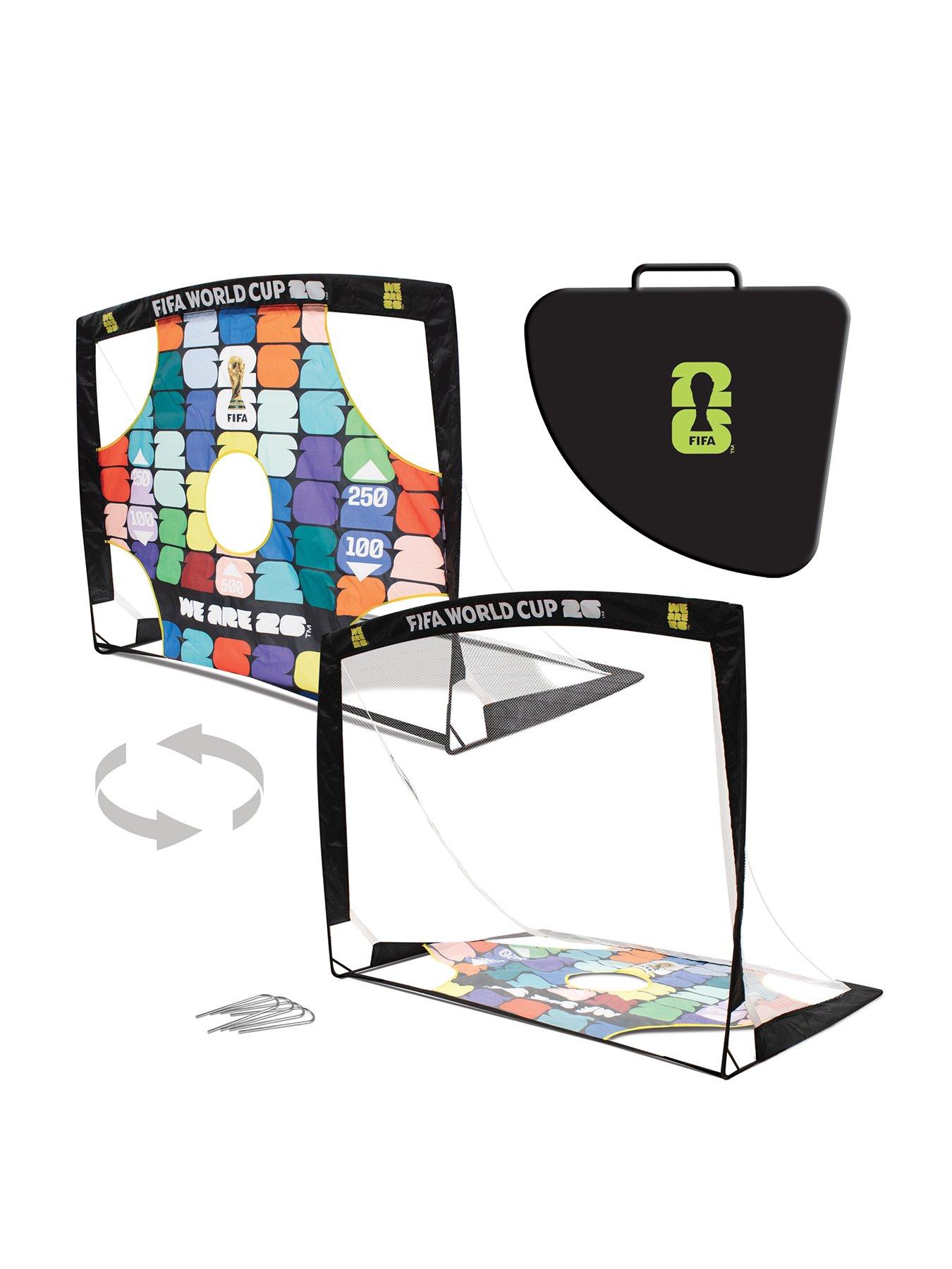 Image 1 of 7 of FIFA Football World Cup26 4ft x 3ft Flexi Goal with Target Sheet