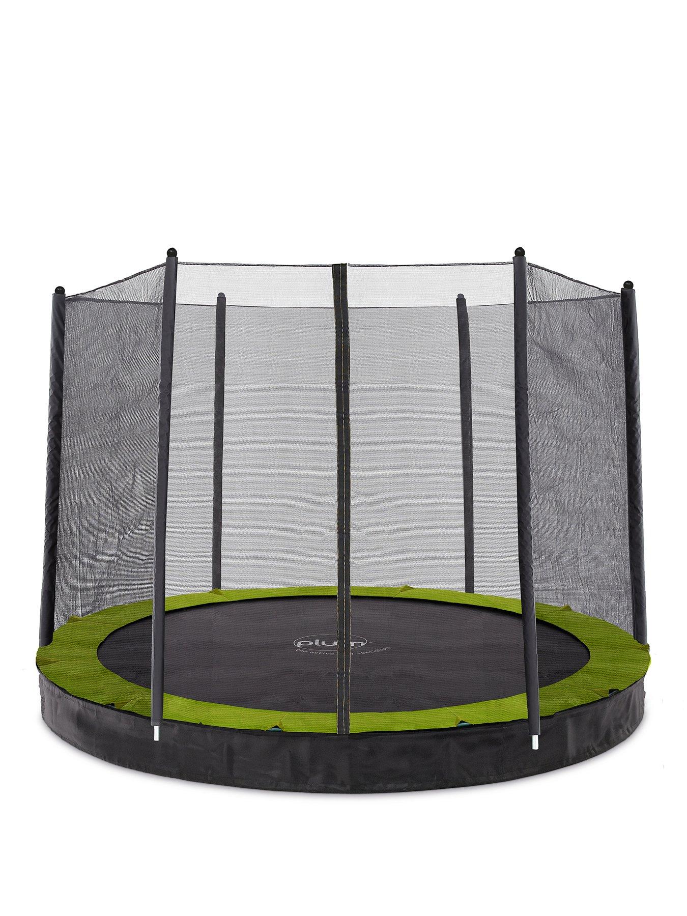 Image 1 of 1 of Plum 8ft In-Ground Trampoline Springsafe Trampoline &amp; Enclosure