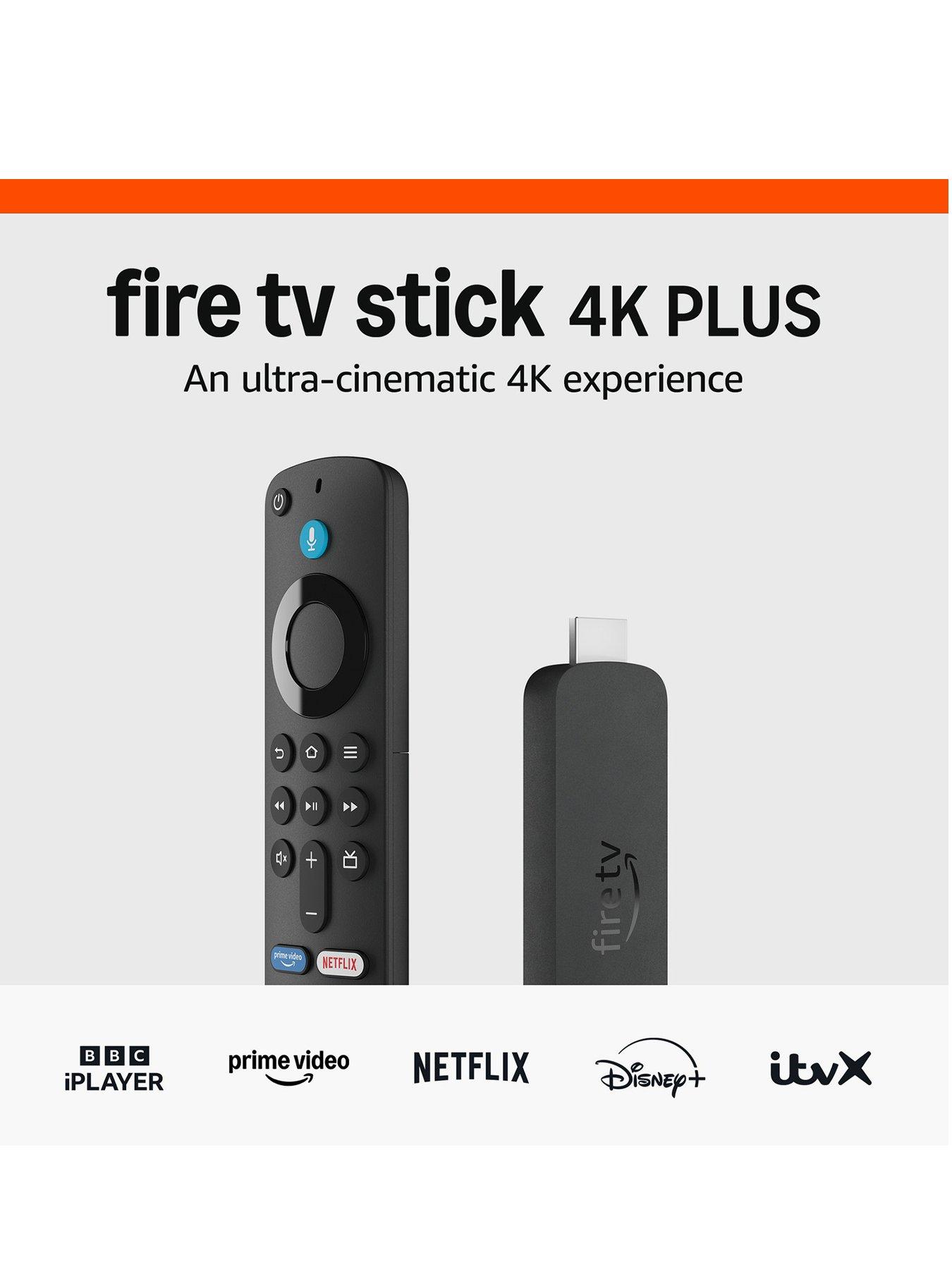 Amazon Fire TV Stick 4K Plus streaming device , supports Wi-Fi 6, Dolby Vision/Atmos, HDR10+