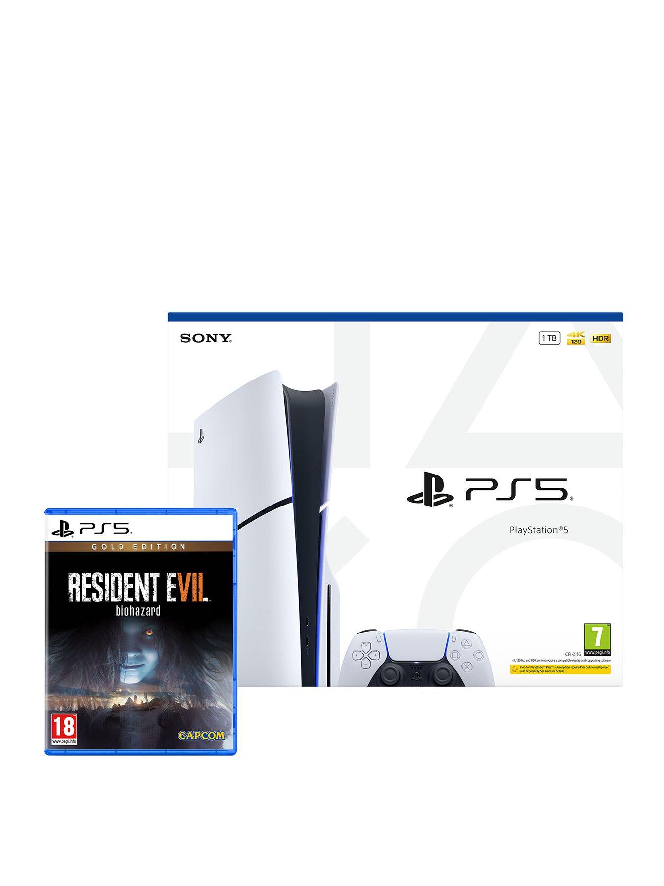 Playstation PlayStation®5 Disc Console – 1TB  &  Resident Evil 7: Gold Edition