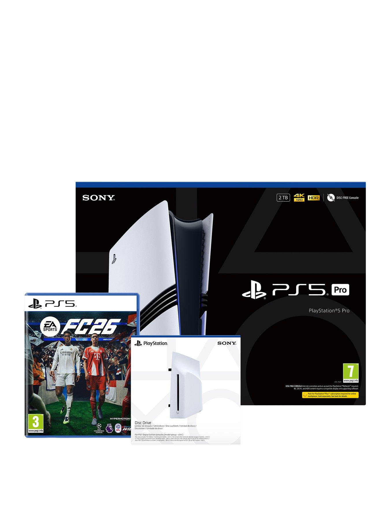 Playstation PlayStation 5 Pro Console - 2TB with EA SPORTS FC™ 26  &  Disc Drive