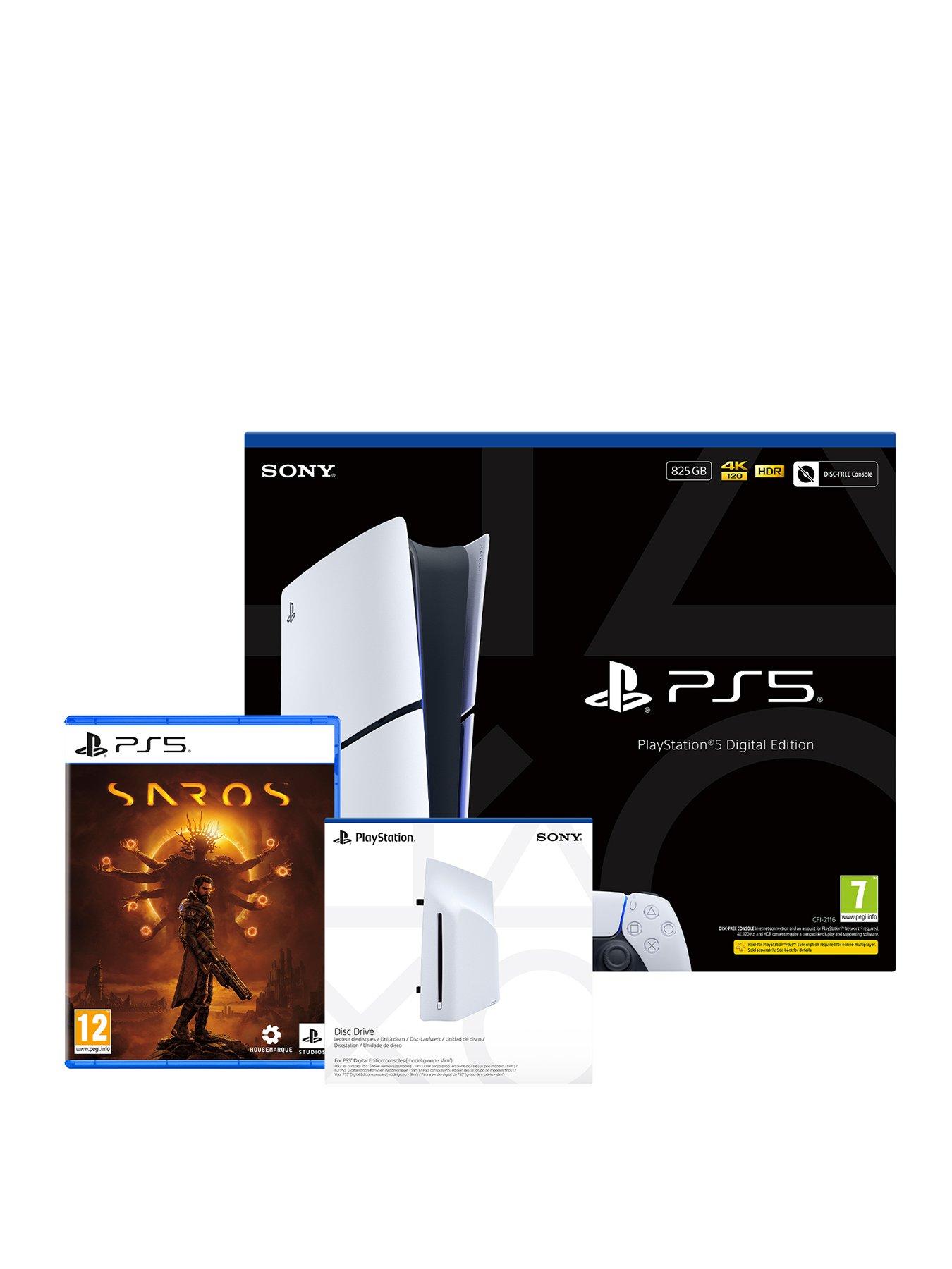 PlayStation 5 Digital (B Chassis) + Disc Drive + Saros