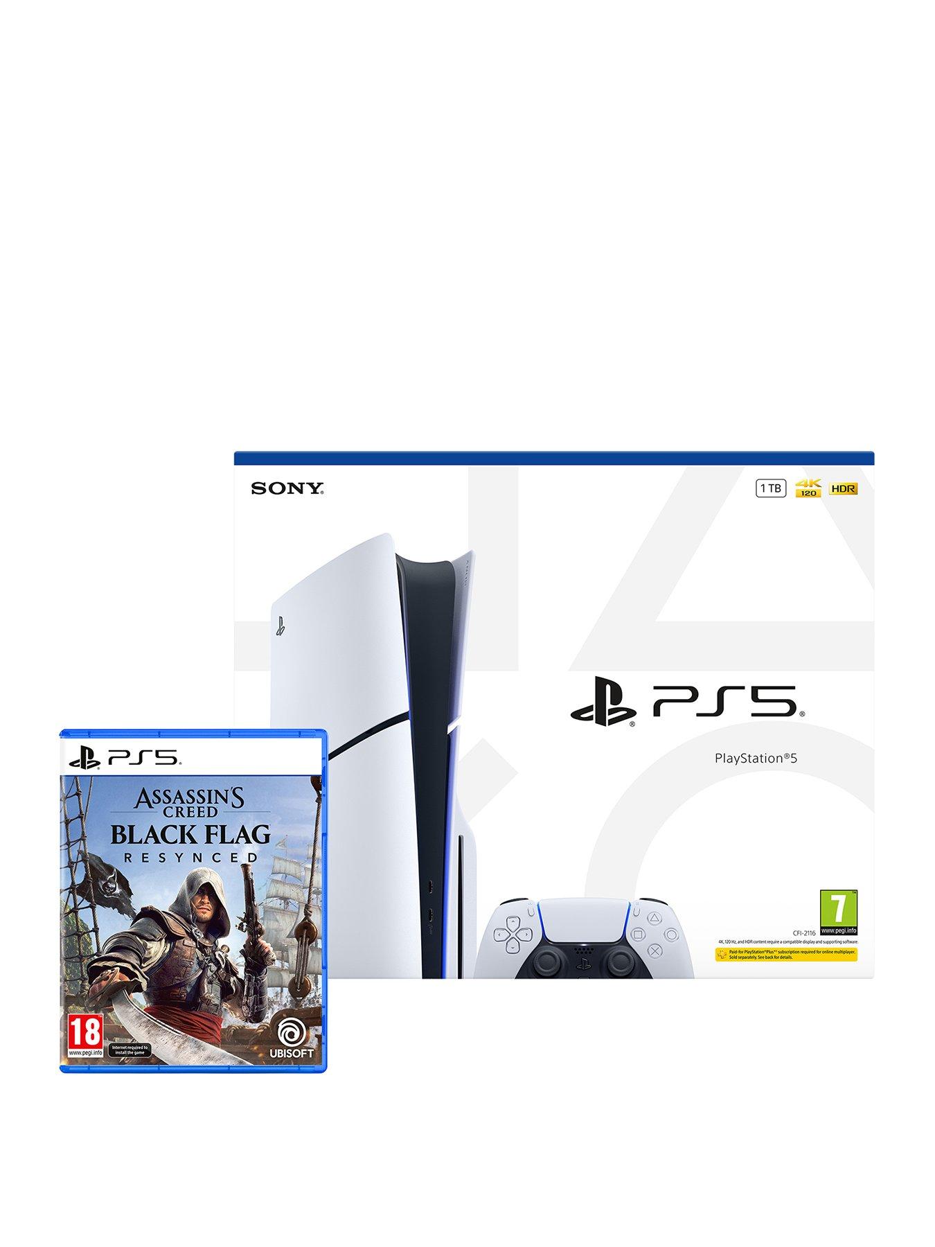 PlayStation 5 PlayStation®5 Disc Console – 1TB  &  Assassin's Creed: Black Flag Resynced