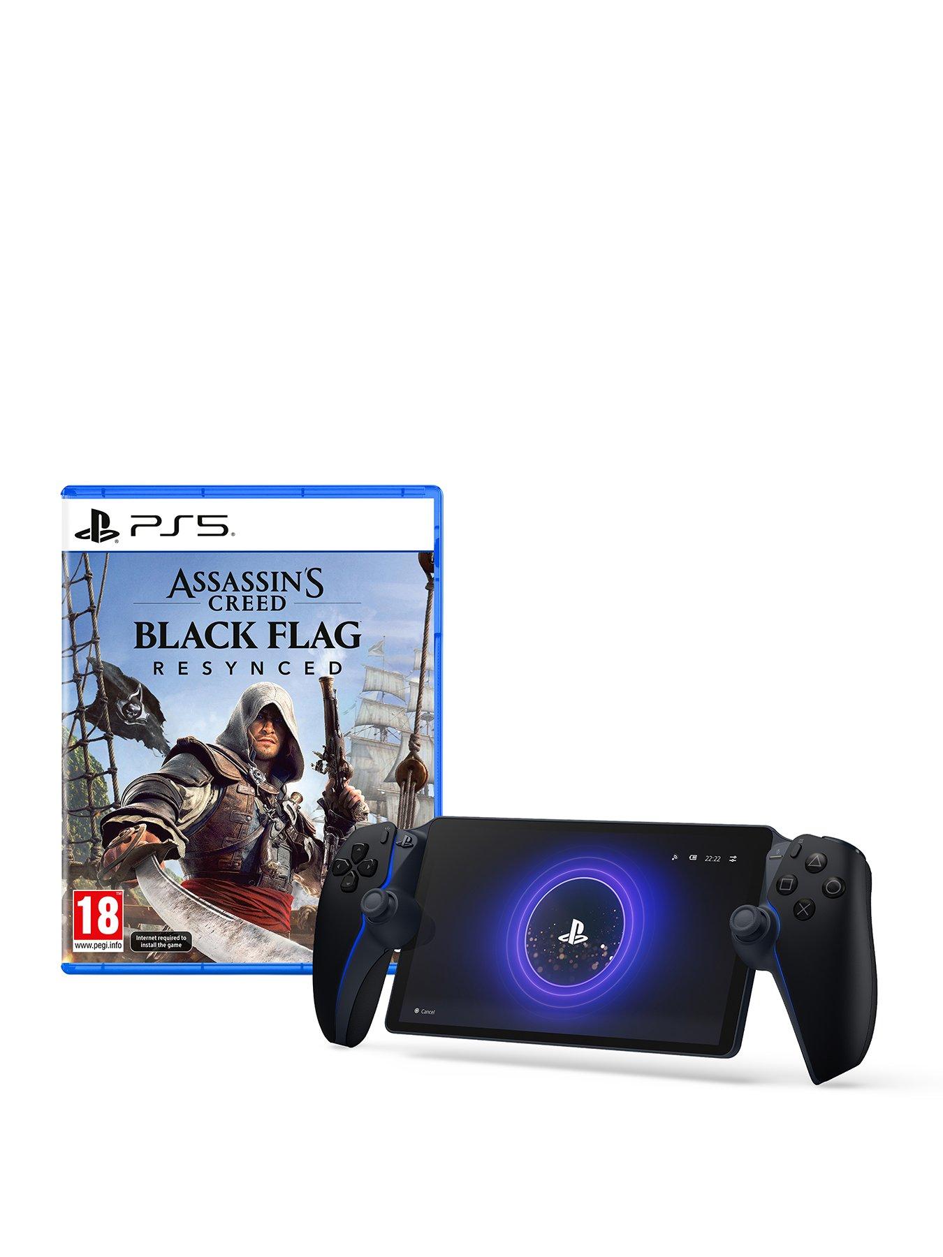 Image 1 of 7 of PlayStation 5 Portal&trade; Remote Player For PS5&reg; Console - Midnight Black&nbsp;&amp; Assassin's Creed: Black Flag Resynced