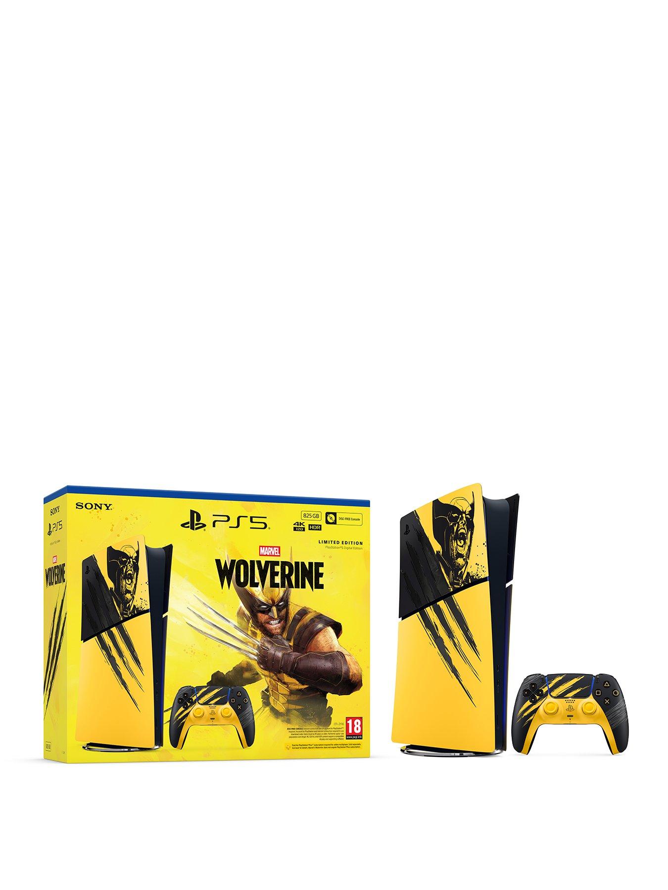 Playstation PlayStation®5 Digital Edition - Marvel's Wolverine Battle Yellow Limited Edition Bundle - 825GB