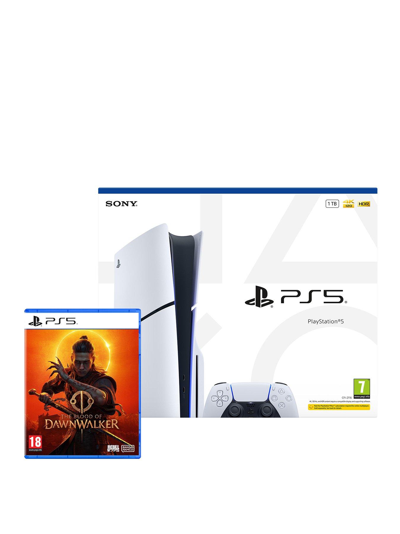 PlayStation 5 PlayStation®5 Disc Console – 1TB  &  The Blood of Dawnwalker