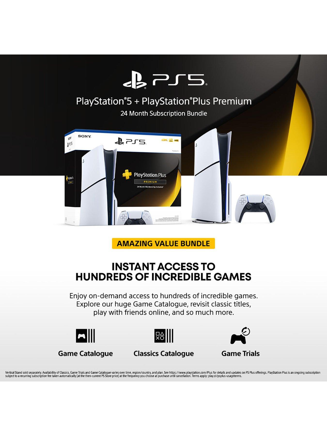 Image 2 of 8 of PlayStation 5 PlayStation&reg;5 Disc Console &amp; PlayStation&reg; Plus Premium 24 Month Subscription Bundle &amp; DualSense&reg; Wireless Controller &ndash; Marathon&trade; Limited Edition