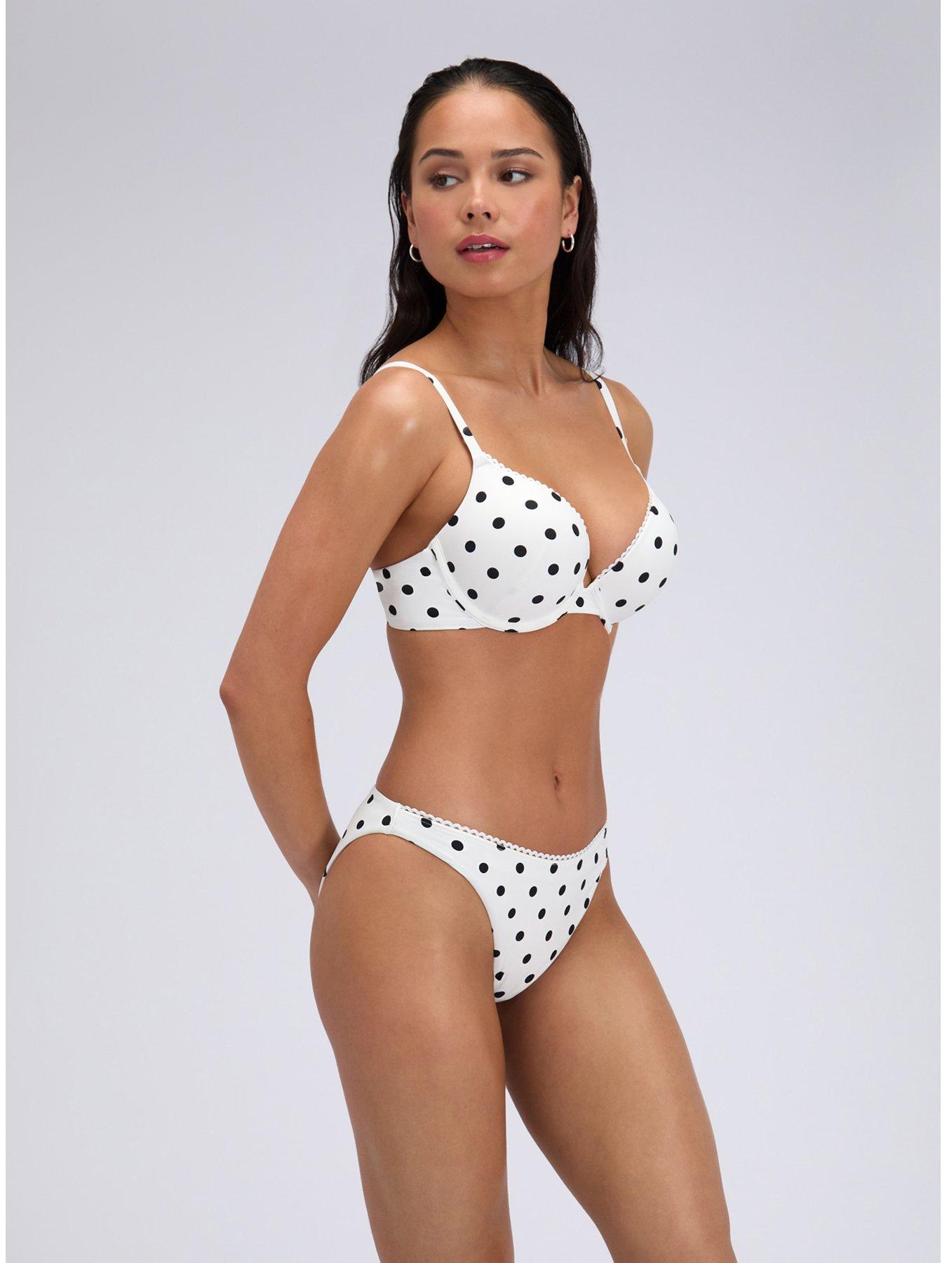 Image 3 of 5 of Boux Avenue Boux Avenue Hydra Bikini Brief - White Mix