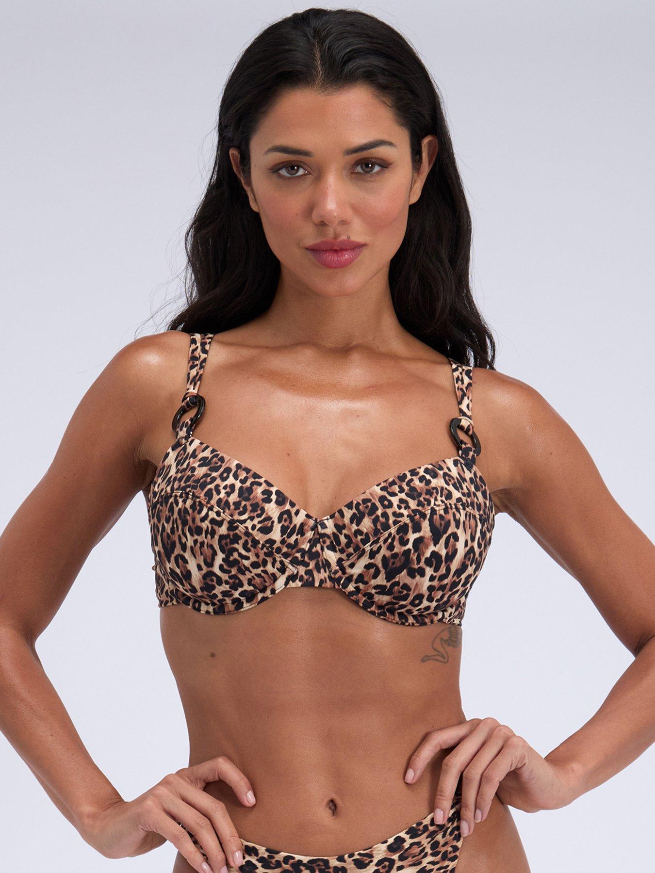 Boux Avenue Santorini Balconette Bikini Top - Black Mix