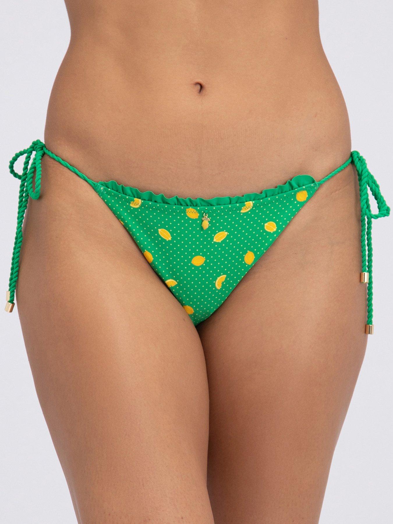 Boux Avenue Boux Avenue Ithaca String Side Bikini Brief - Green Mix