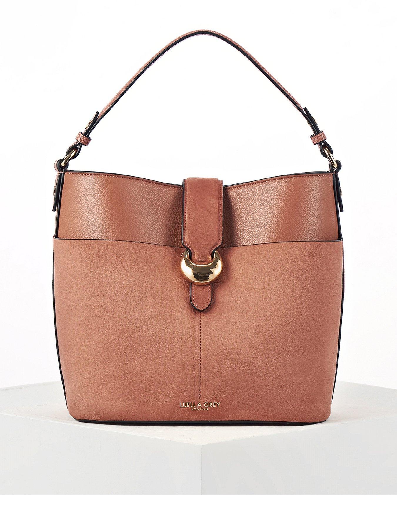 Luella Grey Indra Tuscan Blush Bucket Crossbody