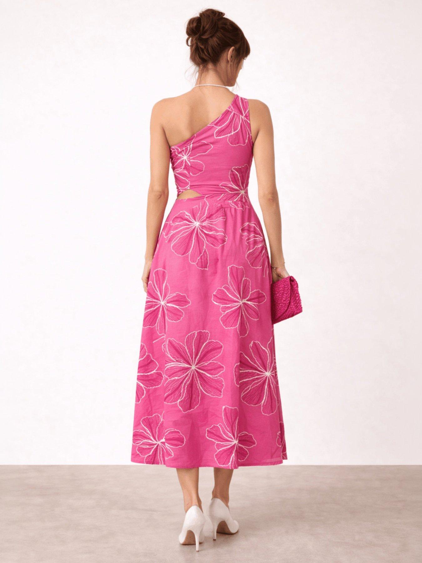 Image 2 of 4 of Style Cheat Jasmine Cutout Dress - Pink