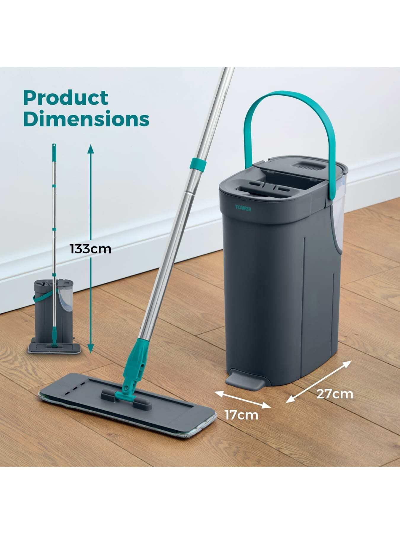 Image 6 of 8 of Tower Flat Mop and Bucket