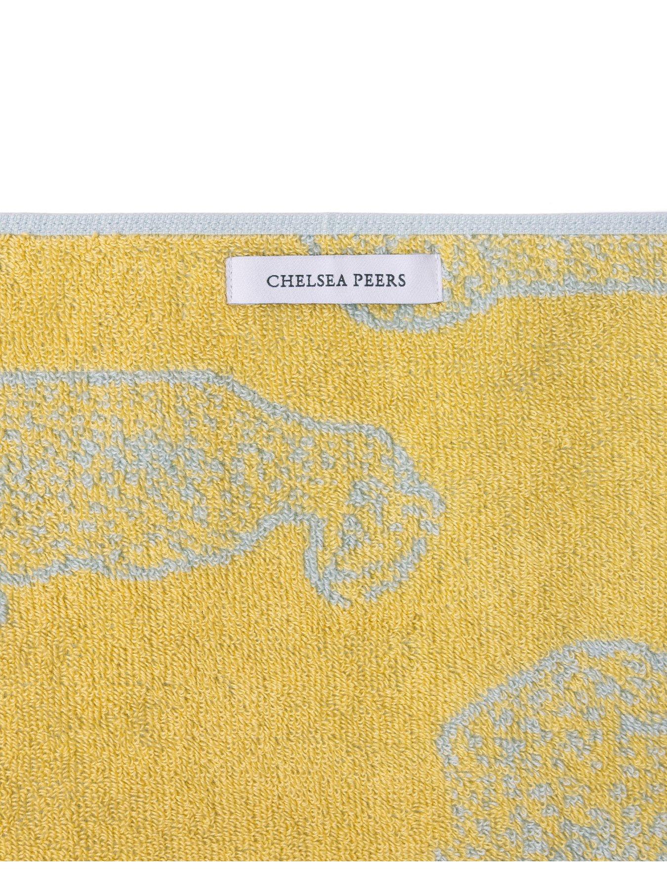 Image 3 of 6 of CHELSEA PEERS Cotton Resting Leopard Print Towel Collection