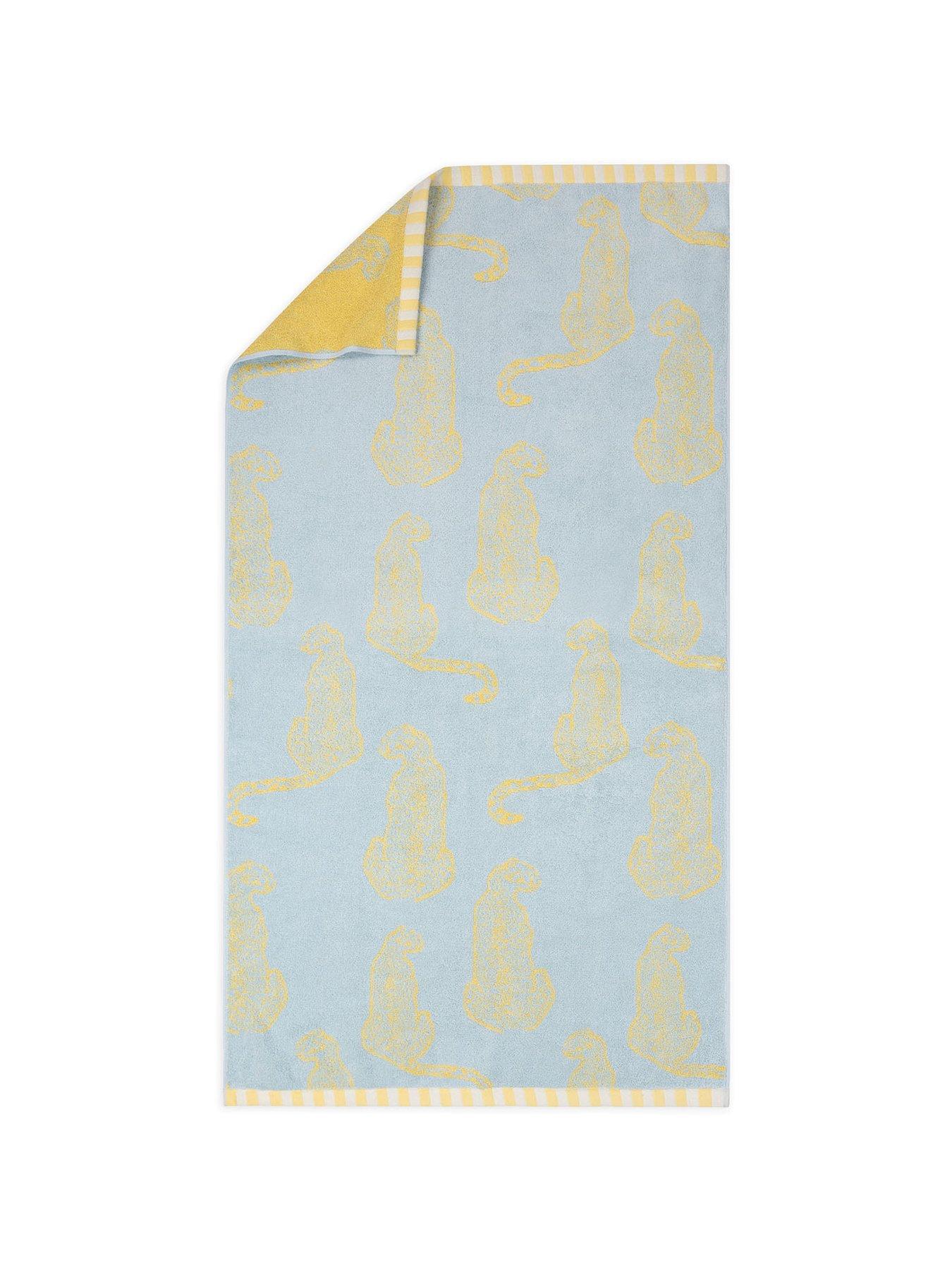 Image 5 of 6 of CHELSEA PEERS Cotton Resting Leopard Print Towel Collection
