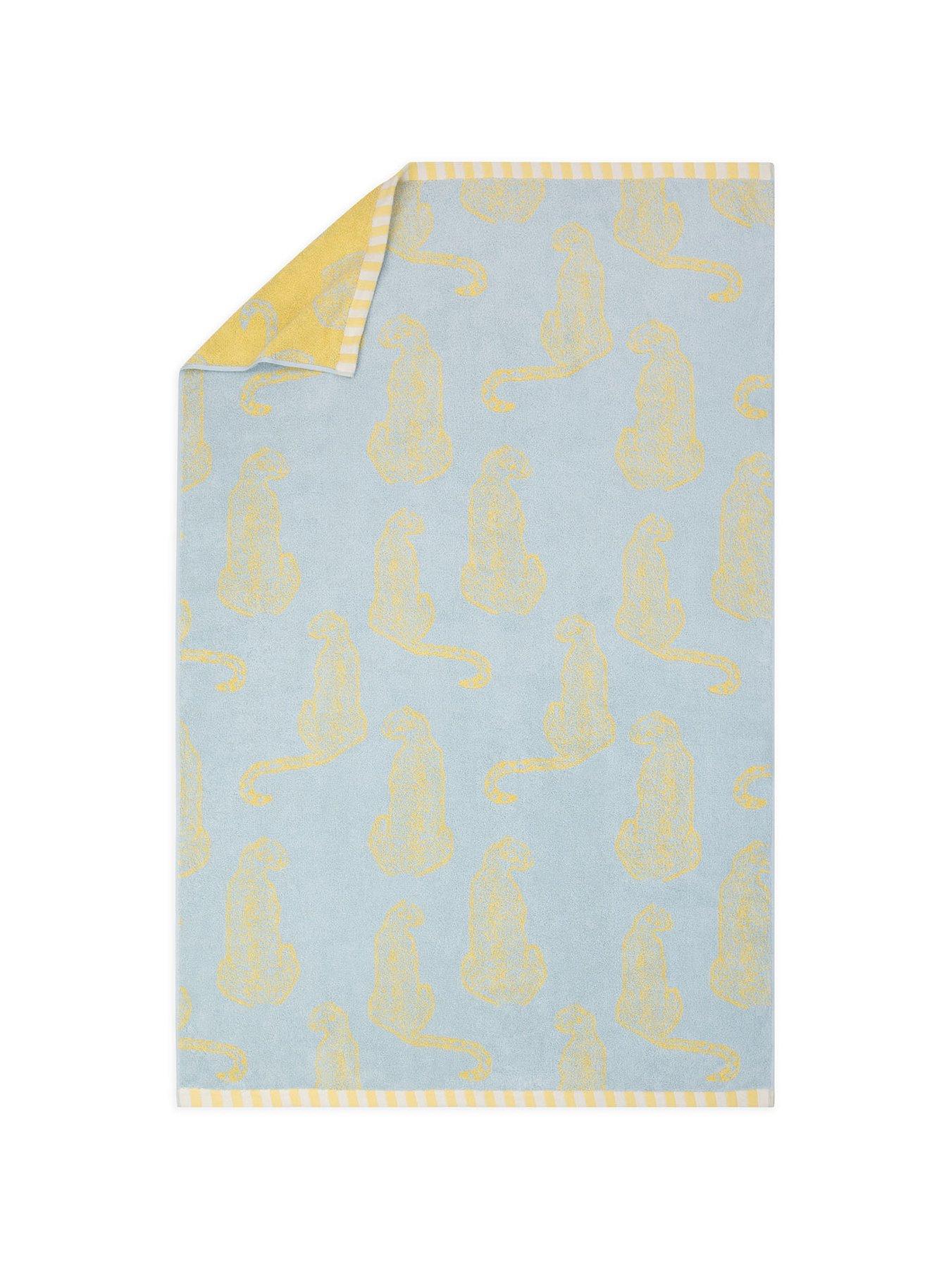 Image 6 of 6 of CHELSEA PEERS Cotton Resting Leopard Print Towel Collection