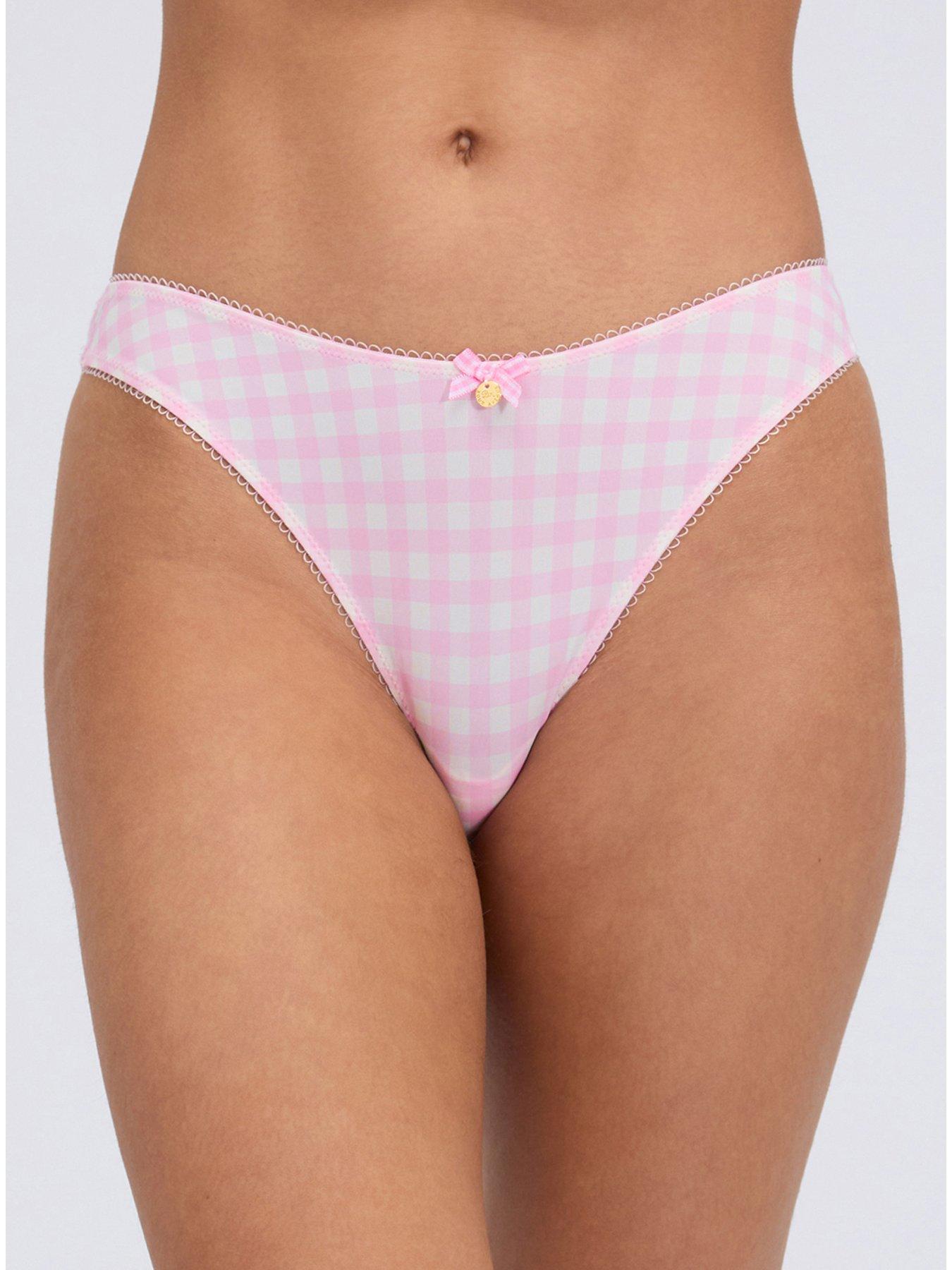 Boux Avenue Sabrina Print Thong - Pink