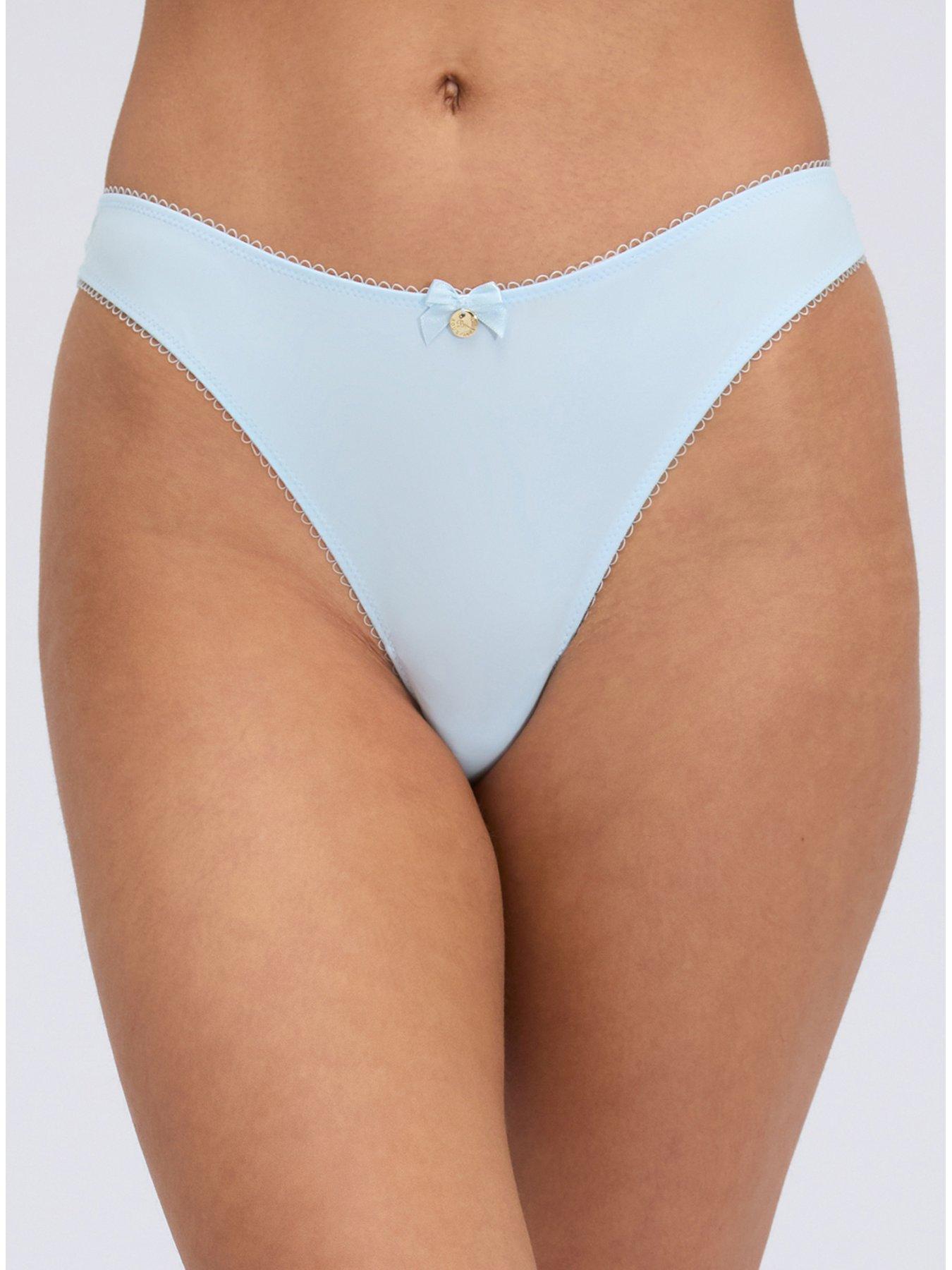 Boux Avenue Sabrina Thong - Light Blue