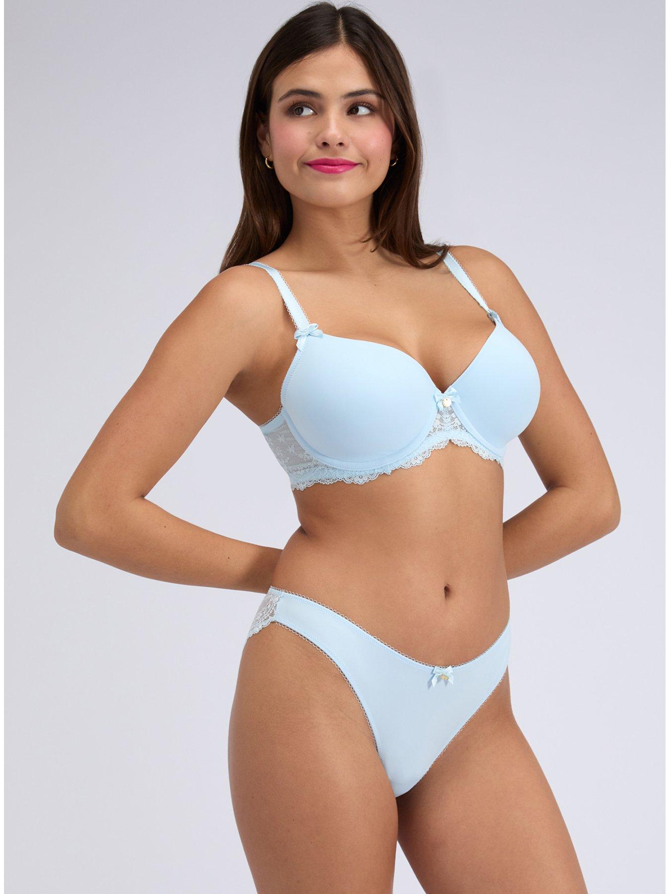 Boux Avenue Sabrina T-Shirt Bra - Light Blue | Very