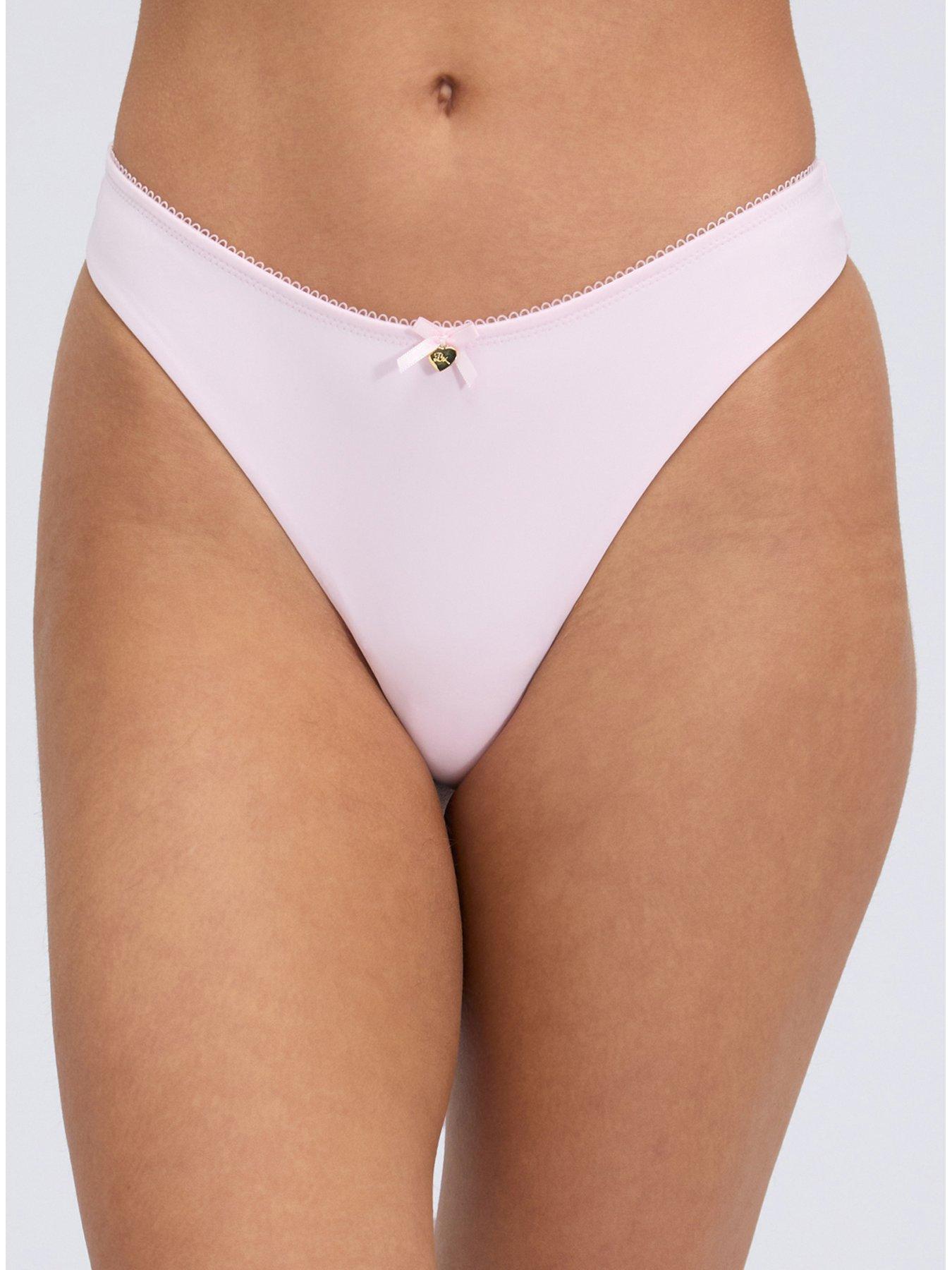 Boux Avenue Emma Micro Fibre Thong - Blush Pink