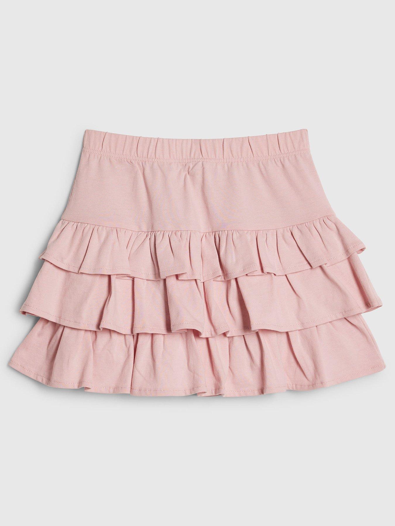 River Island Older Girls Frill Rara Skirt - Light Pink | Very