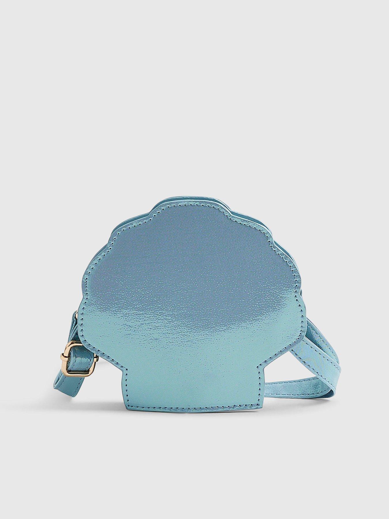 Image 2 of 4 of River Island Older Girls Seashell Cross Body Bag - Blue