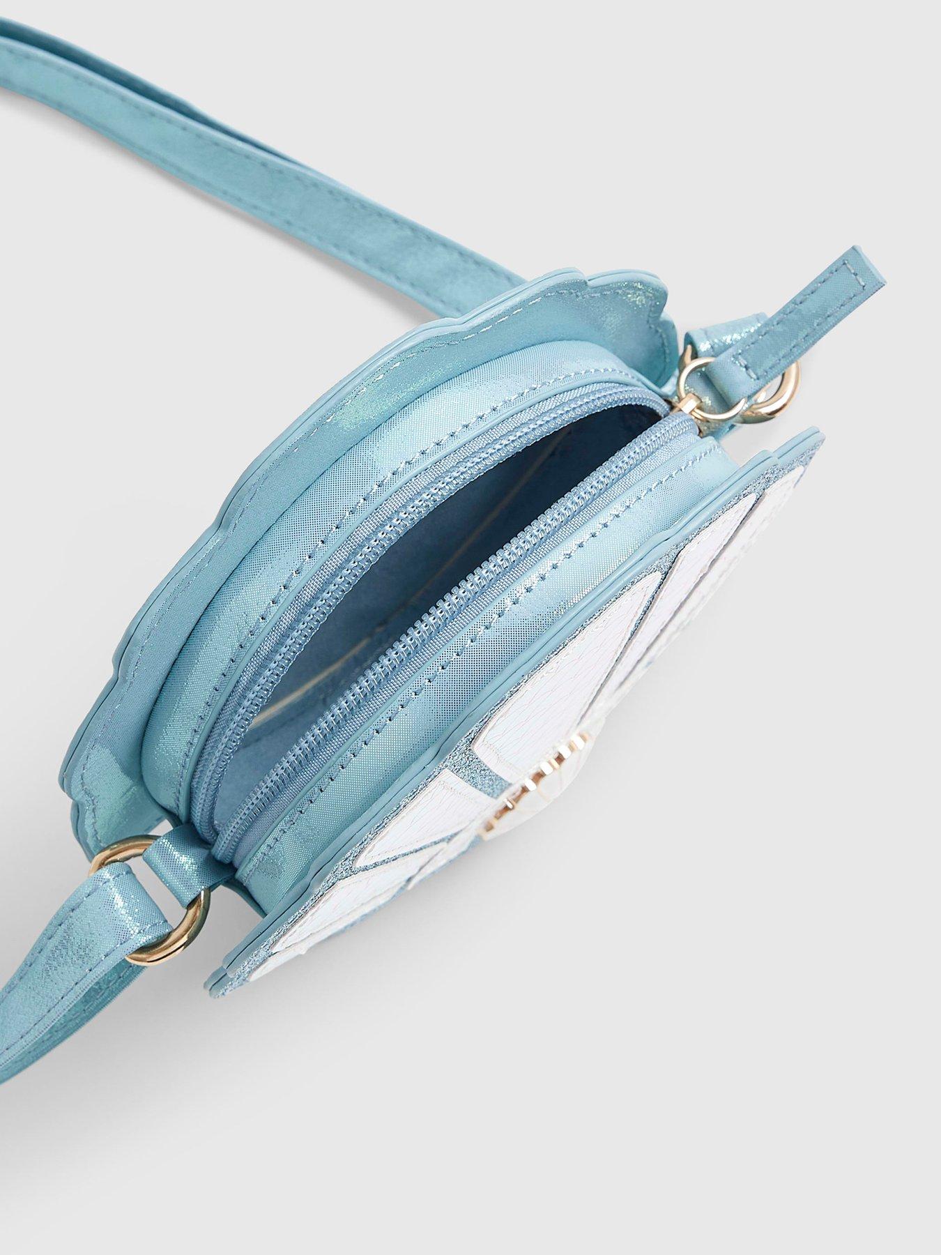 Image 4 of 4 of River Island Older Girls Seashell Cross Body Bag - Blue