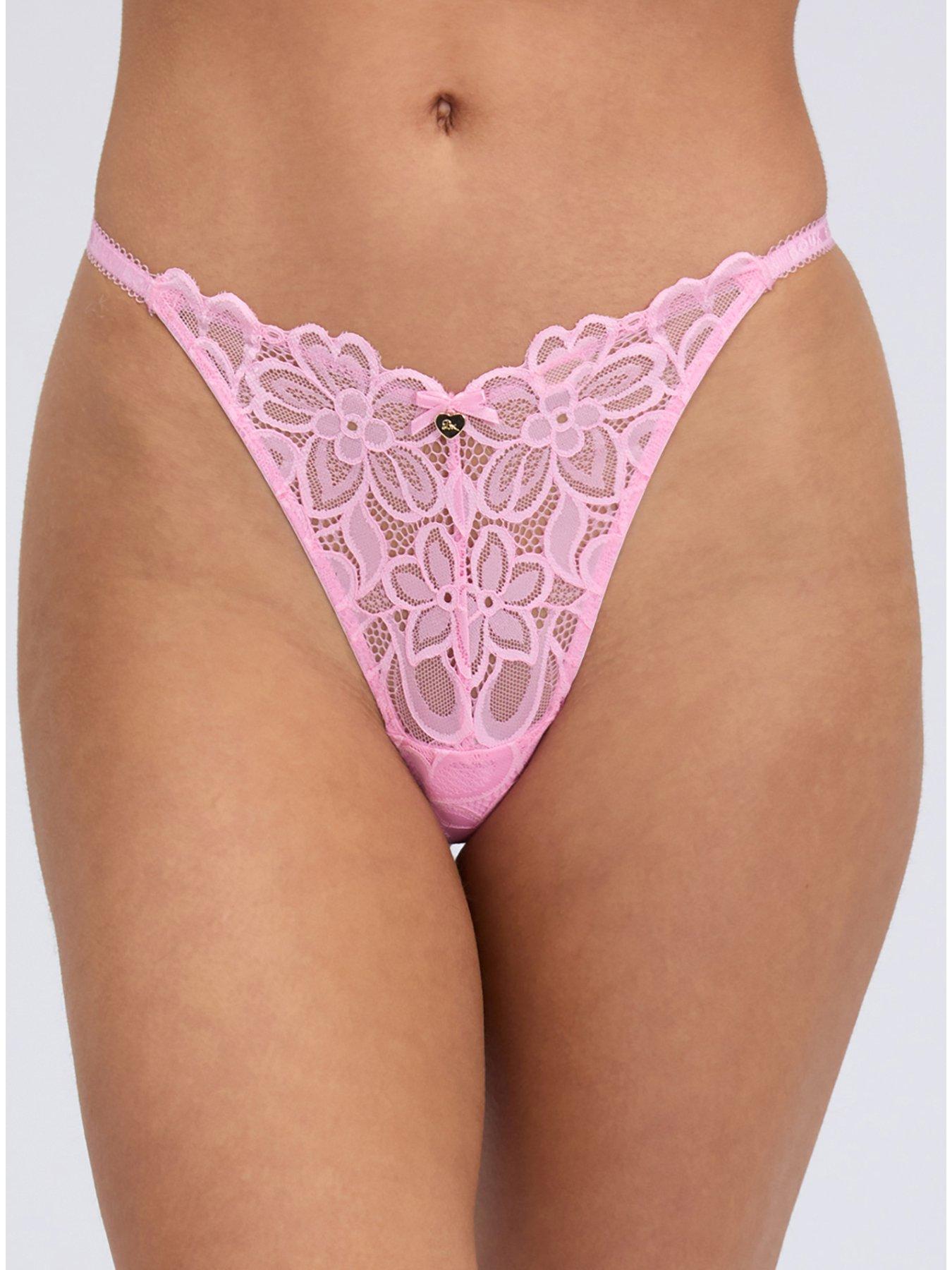 Boux Avenue Heidi Thong - Bubblegum Pink