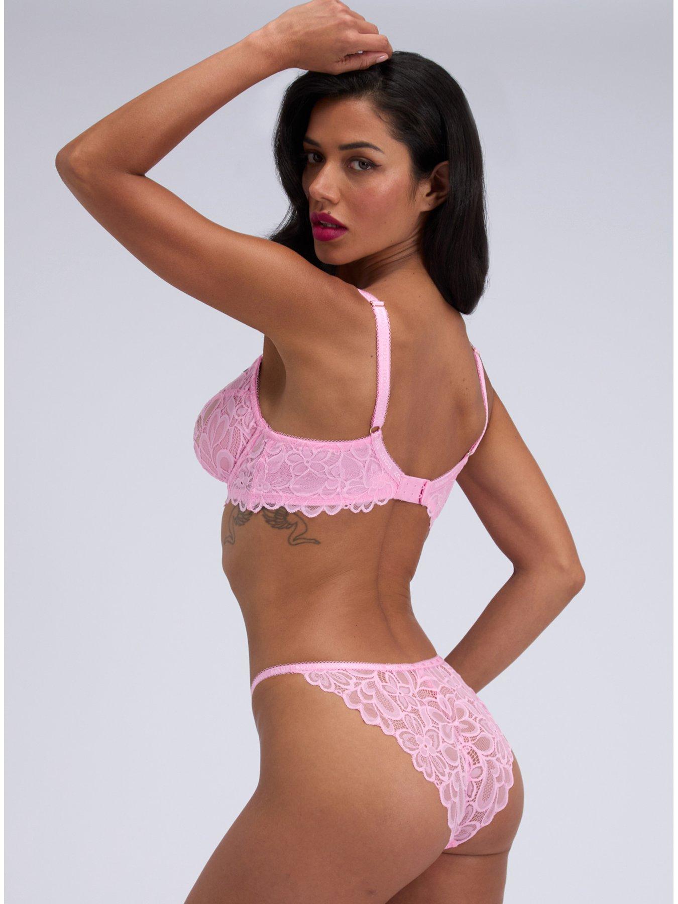 Image 2 of 4 of Boux Avenue Boux Avenue Heidi Brief - Bubblegum Pink