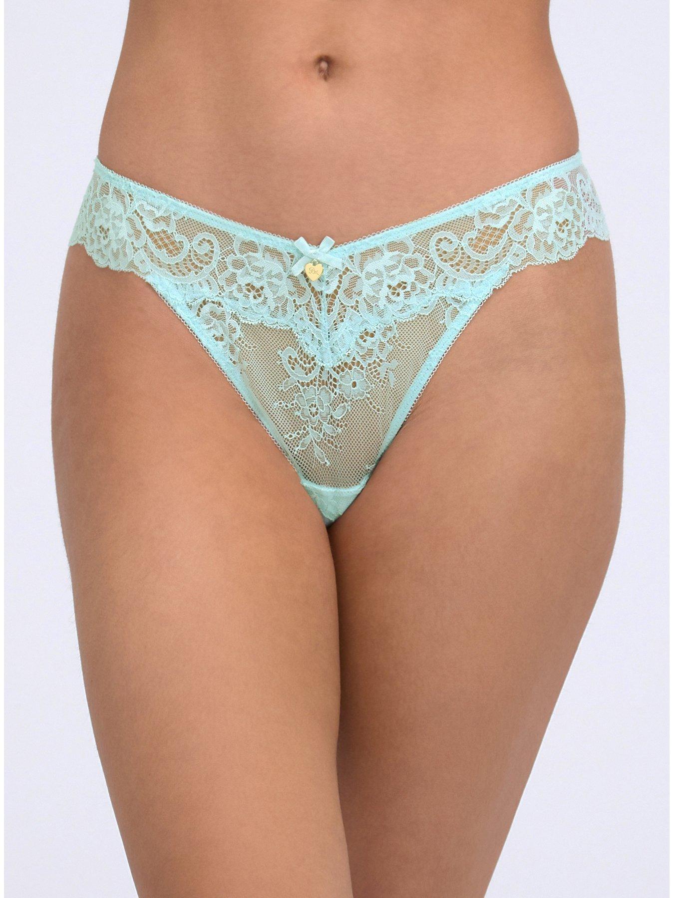 Image 1 of 4 of Boux Avenue Boux Avenue Amber Thong - Duck Egg