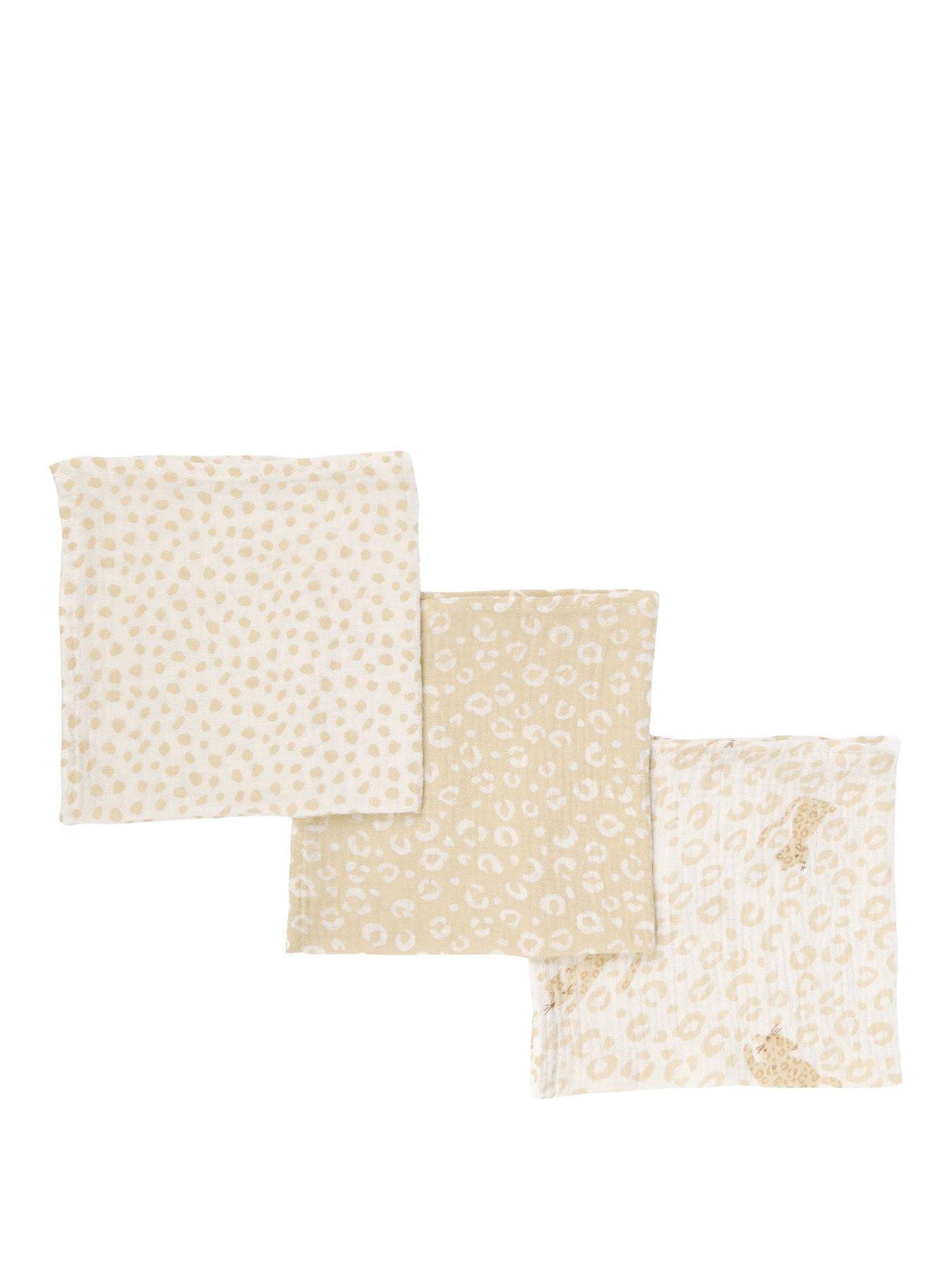 Image 2 of 3 of Tutti Bambini Large Muslin Squares 3 Pack - Love Cats