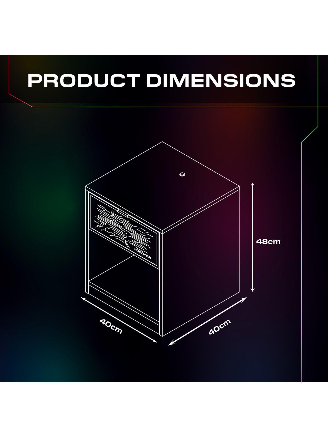 Image 7 of 8 of X Rocker Neonite Bedside Circuit Edition With App Control Led Lights