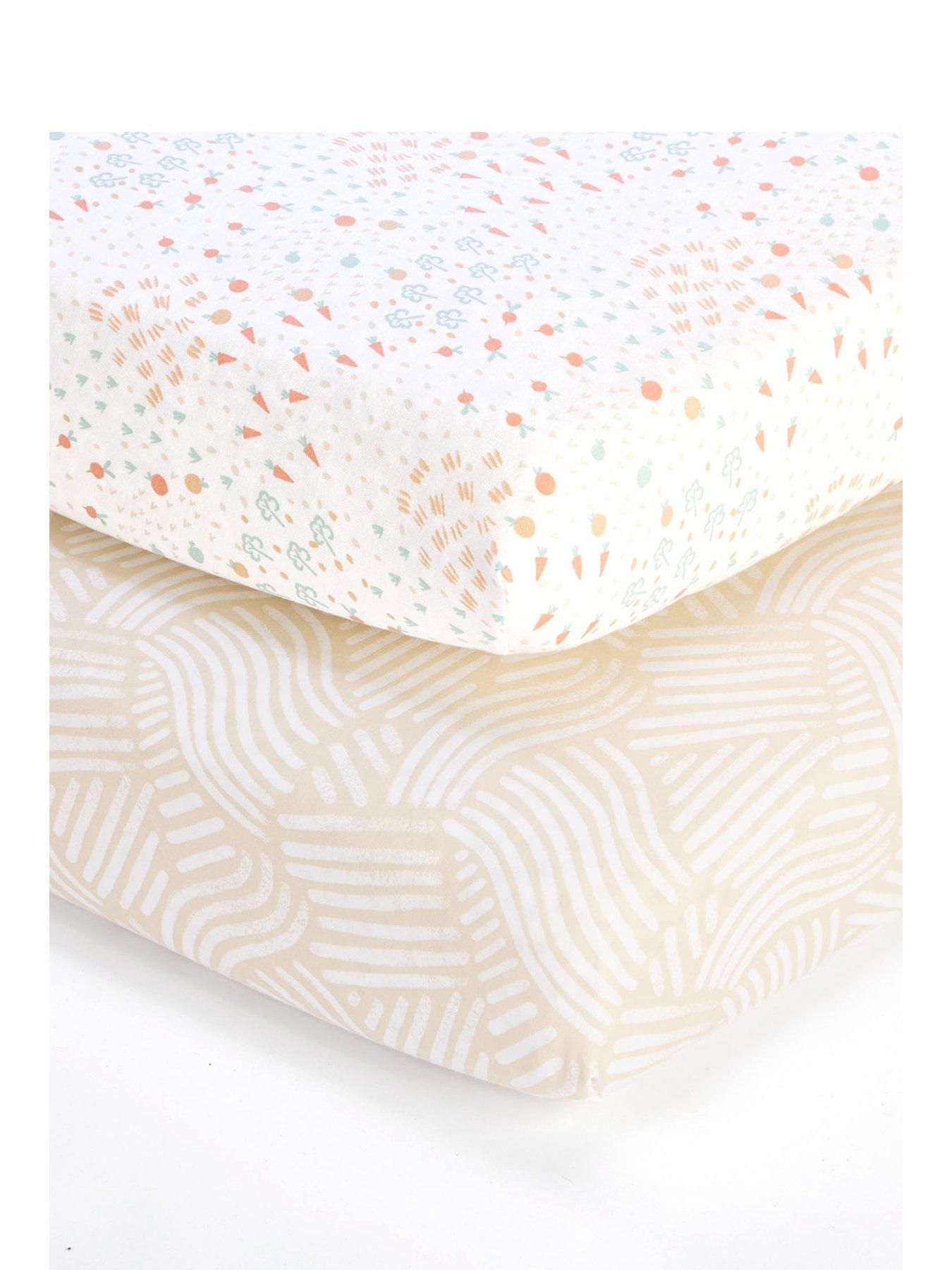 Image 2 of 4 of Tutti Bambini Cot Bed Fitted Sheets 2 Pack - Good Life