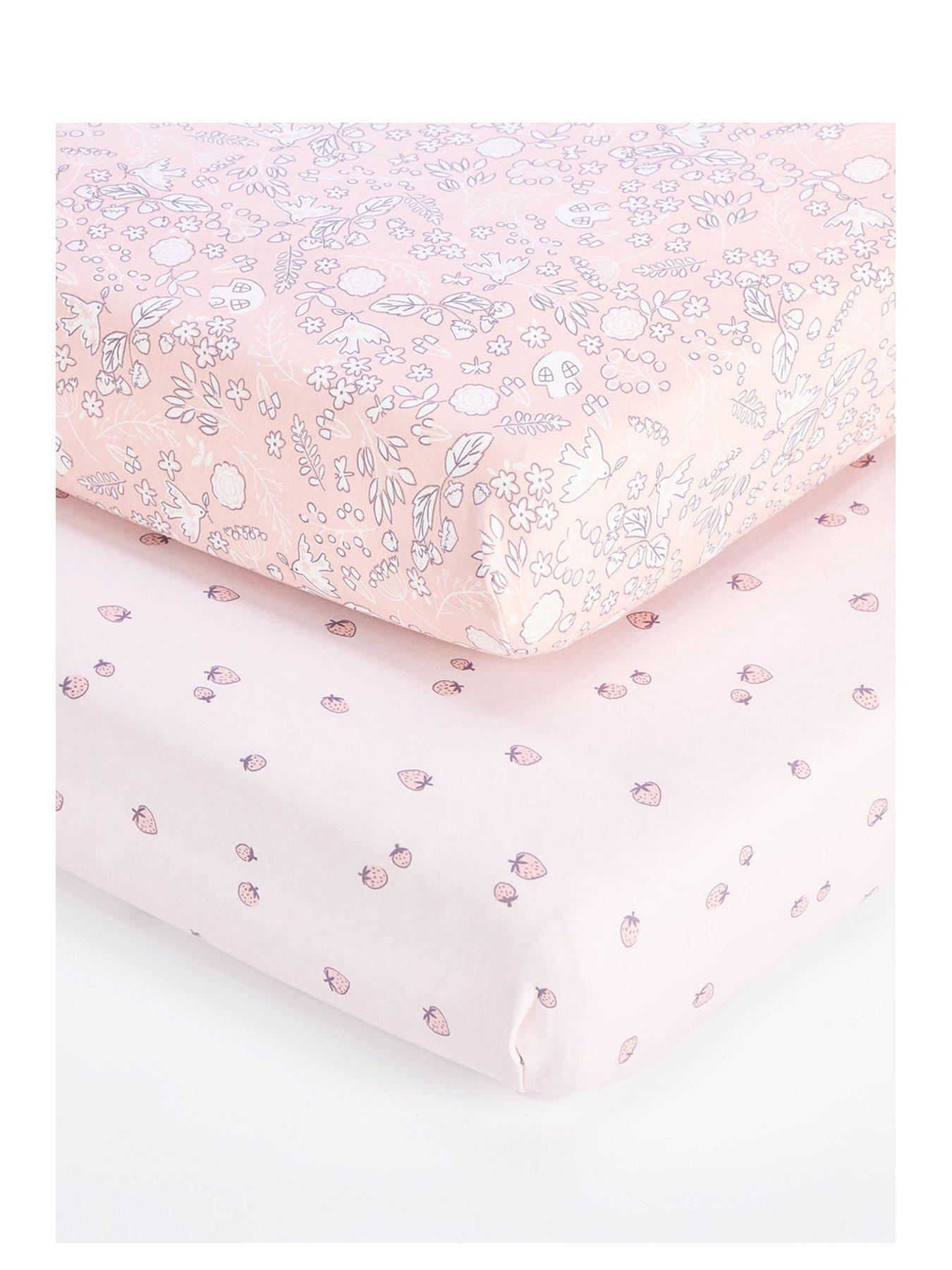 Image 2 of 5 of Tutti Bambini Cot Bed Fitted Sheets 2 Pack - Tiny Tails