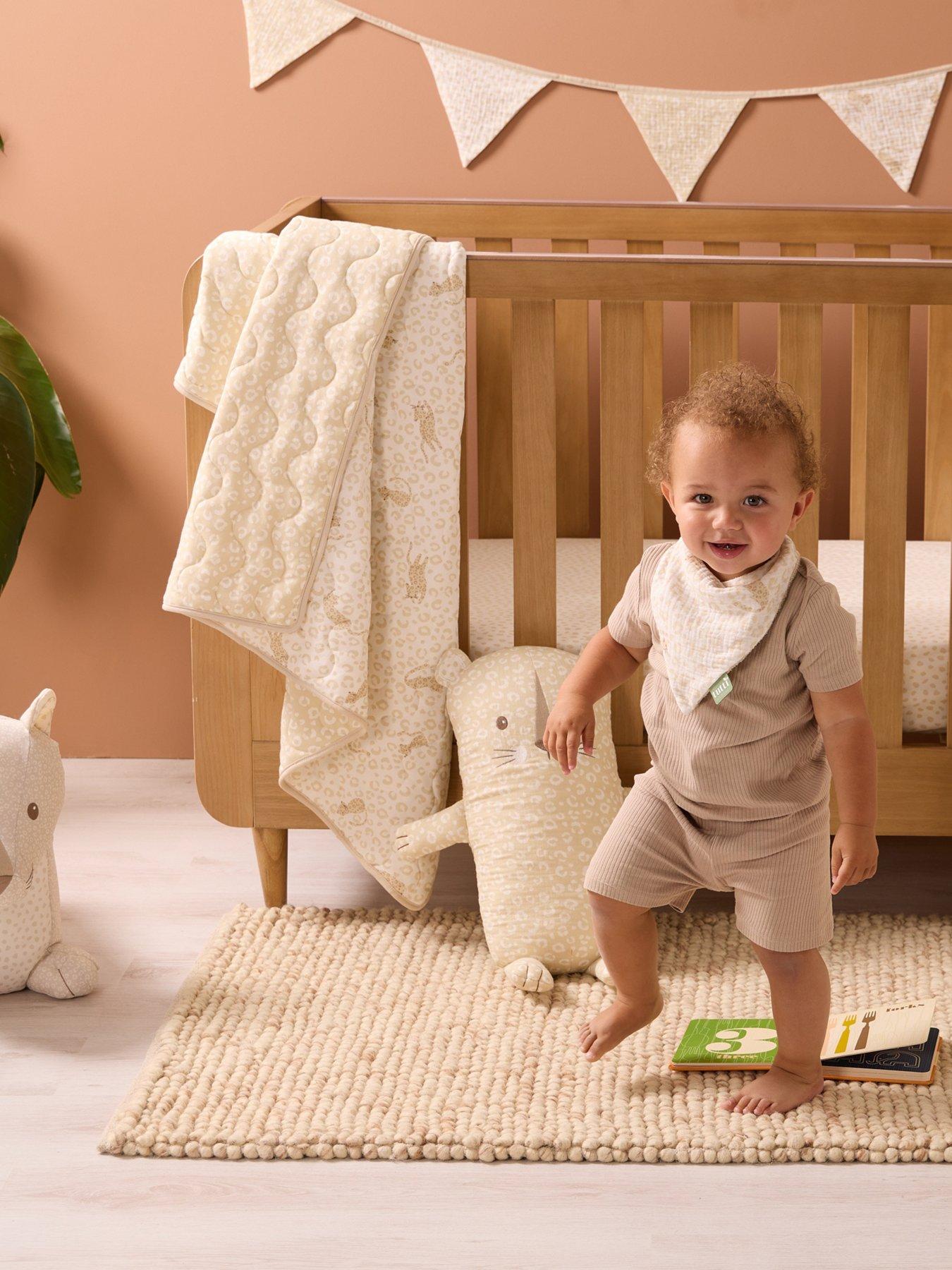 Image 1 of 3 of Tutti Bambini Cot/Cot Bed Coverlet - Love Cats