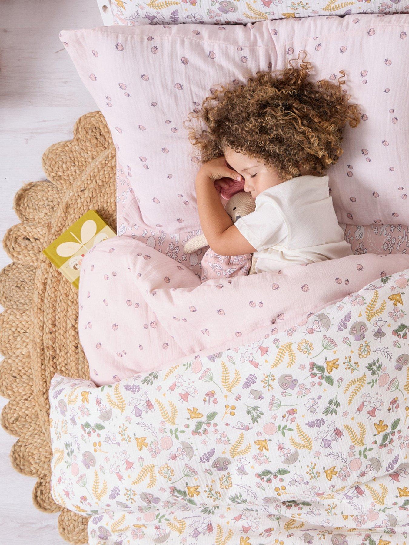 Image 1 of 2 of Tutti Bambini Cot Bed Duvet Cover & Pillowcase Set - Tiny Tails