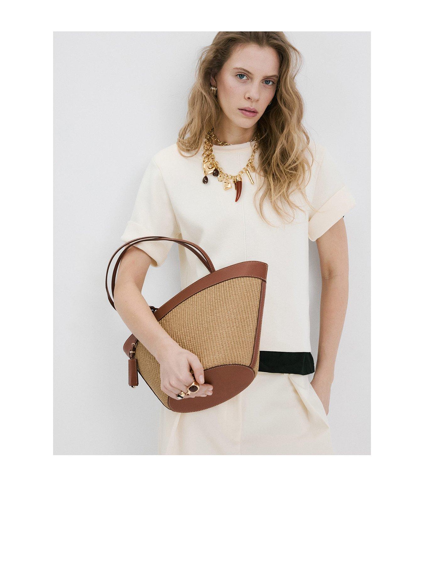 Image 1 of 6 of Mango Mch Bilma Bag - Brown