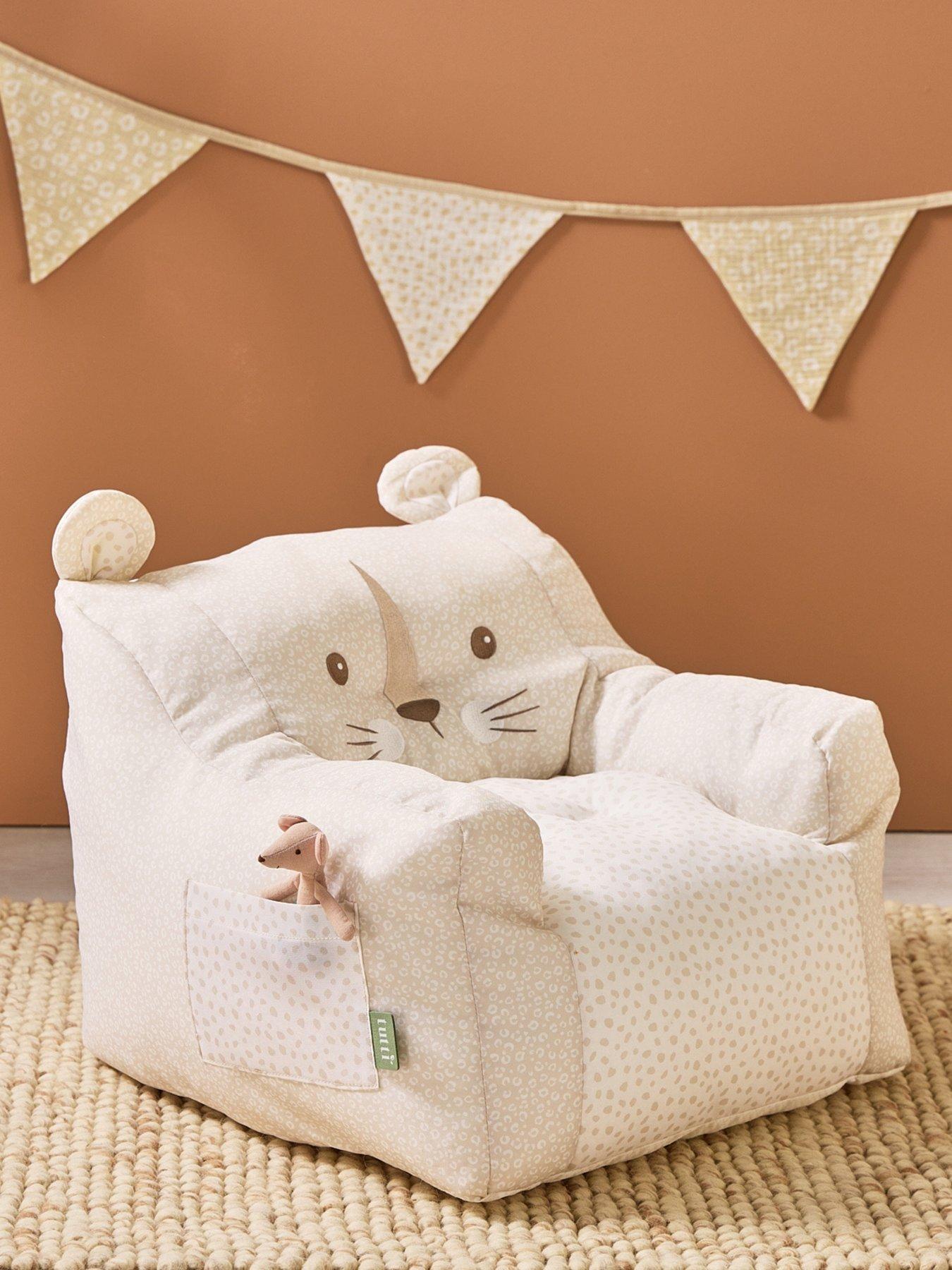 Tutti Bambini Larry Leopard Bean Chair - Love Cats